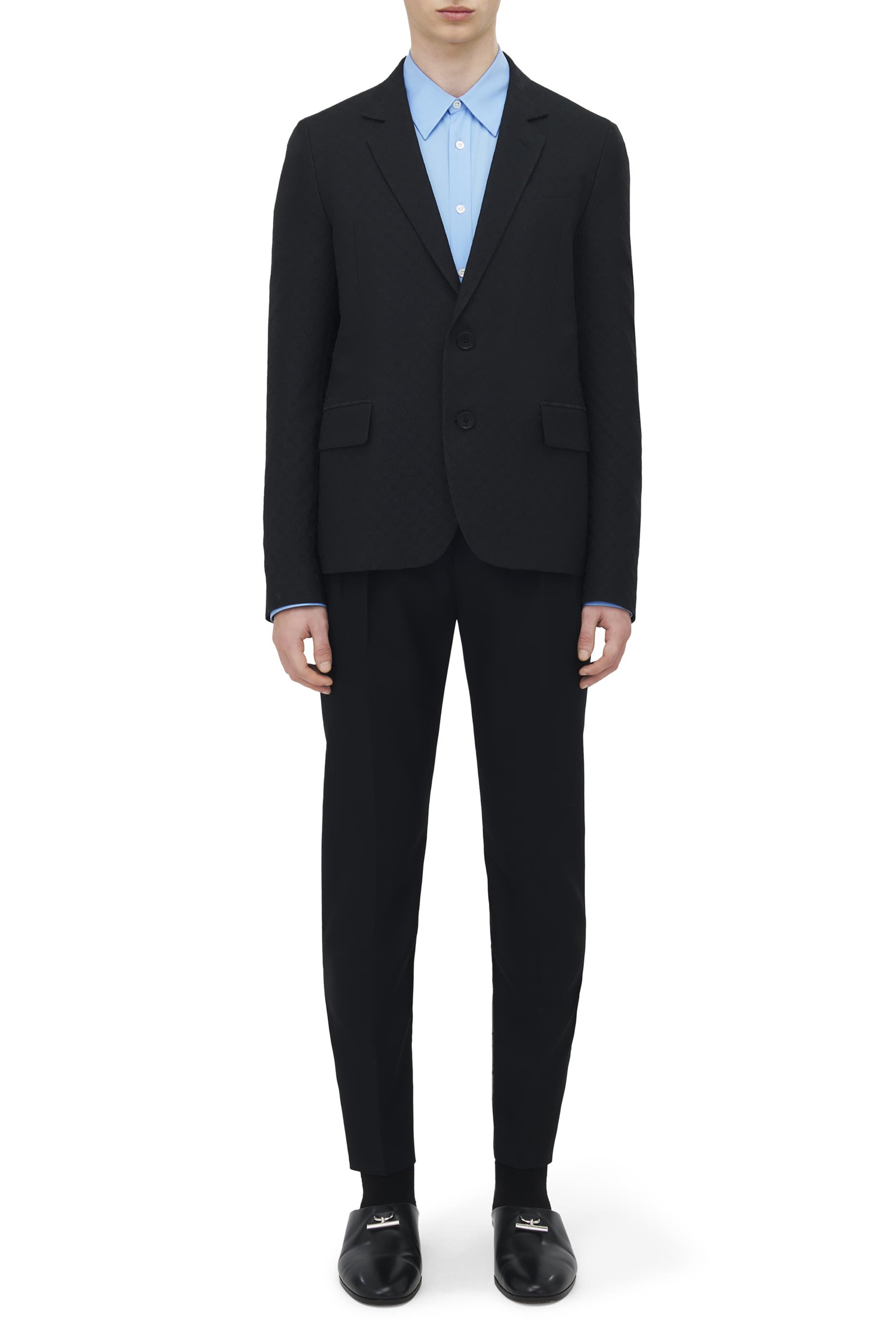 Skull Jacquard Deconstructed Jacket