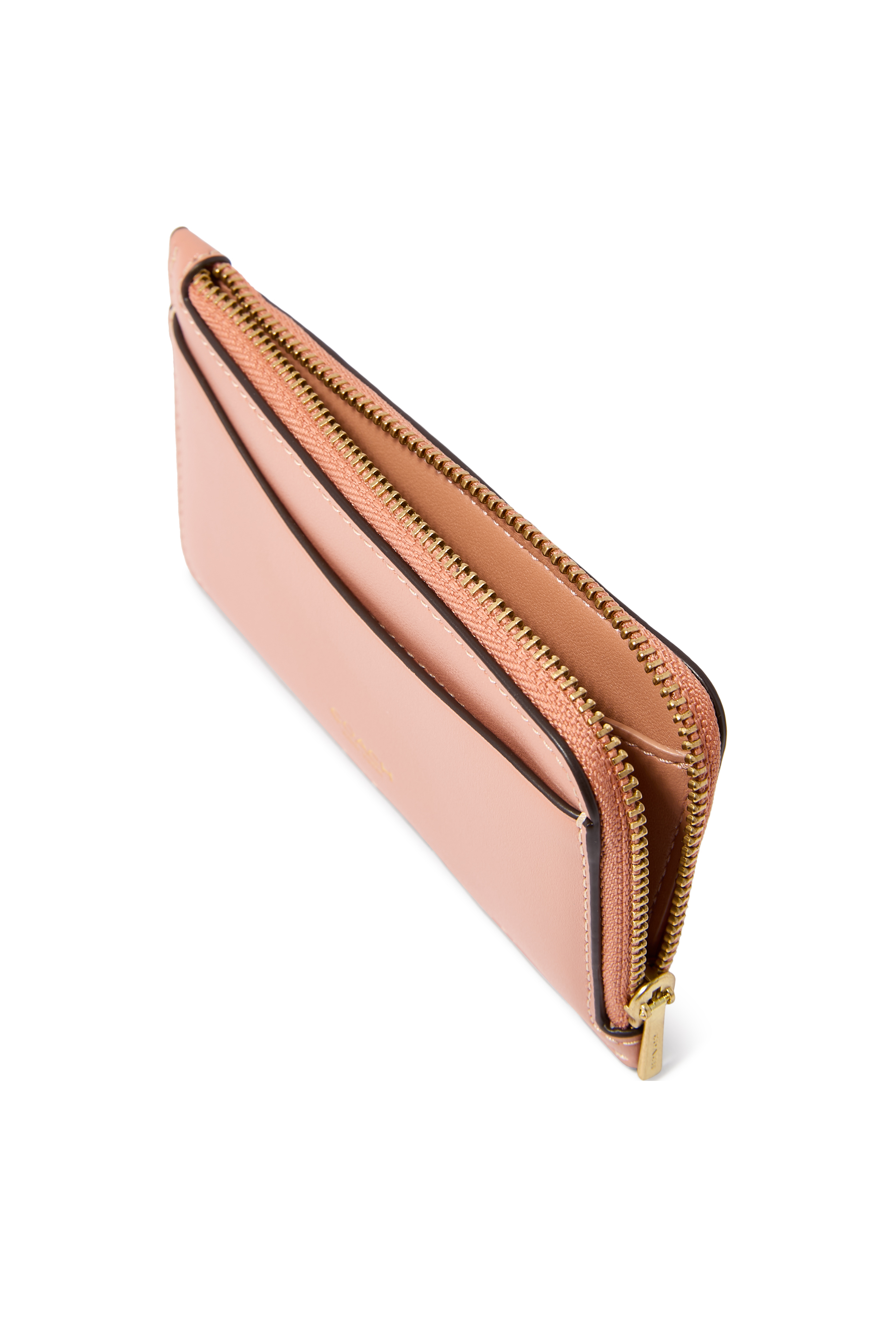 Leather Zip Around Wallet