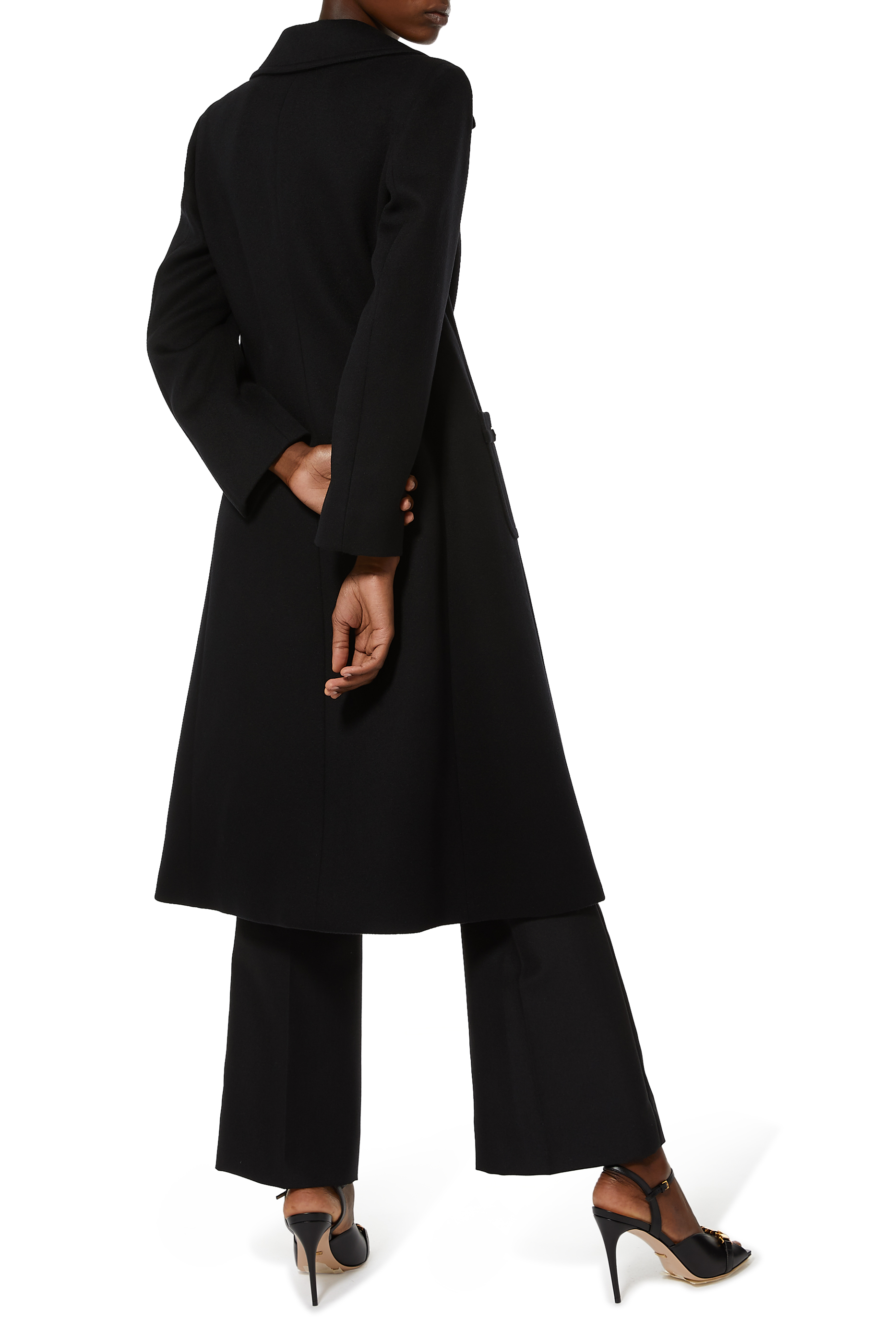 Wool Double-breasted Coat