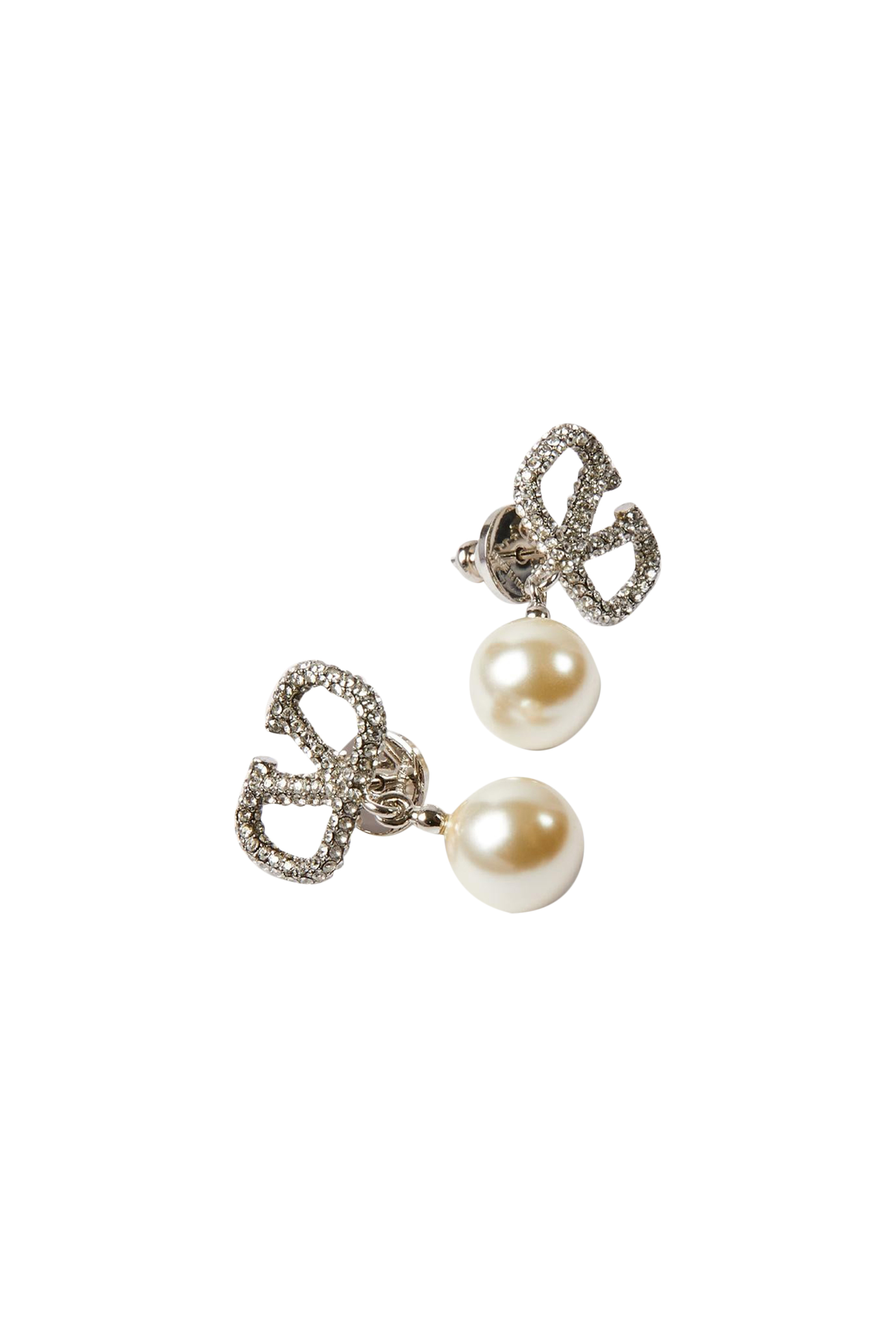 VLogo Signature Pearl Earrings