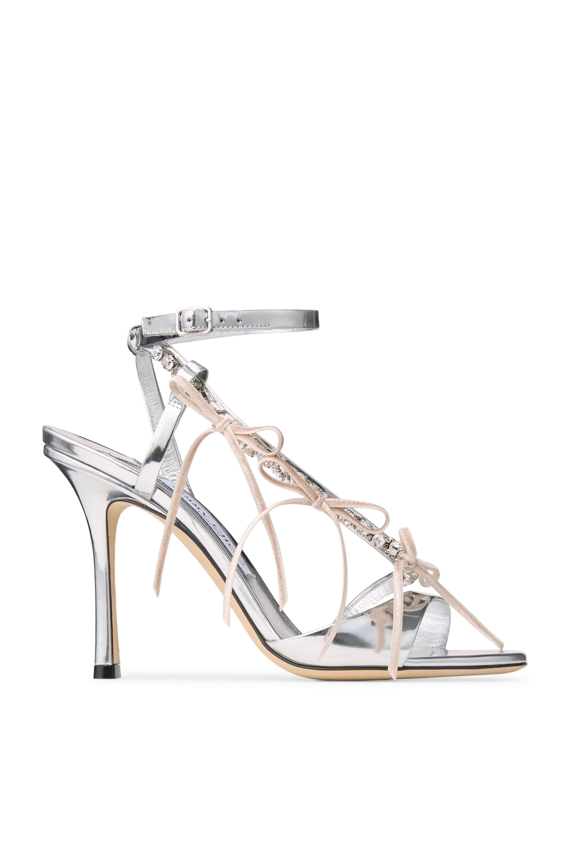 Lula 100 Liquid Metal Leather Sandals