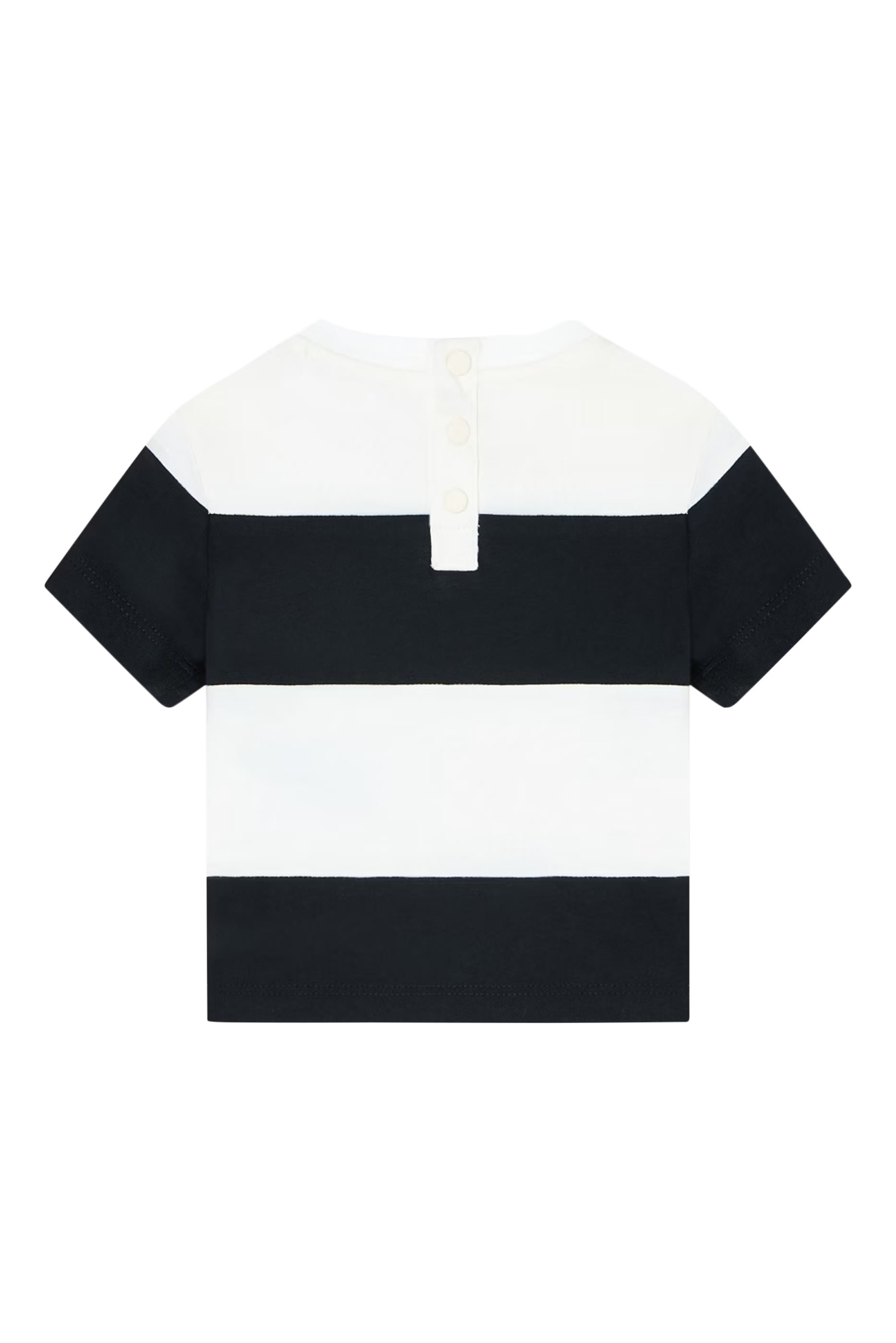 Kids Thick Stripes Macro EA Logo T-Shirt