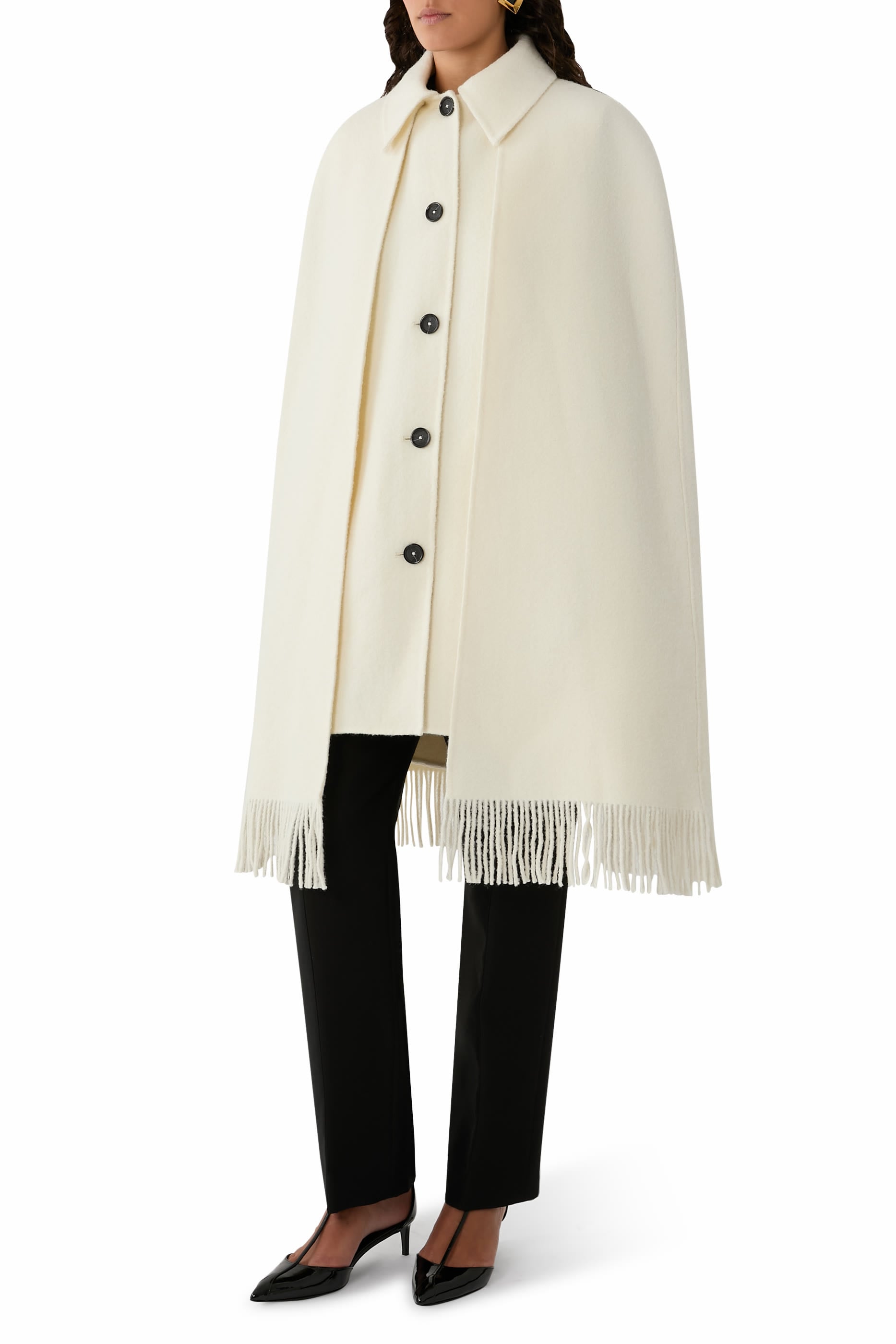  Fringe Cape Coat 