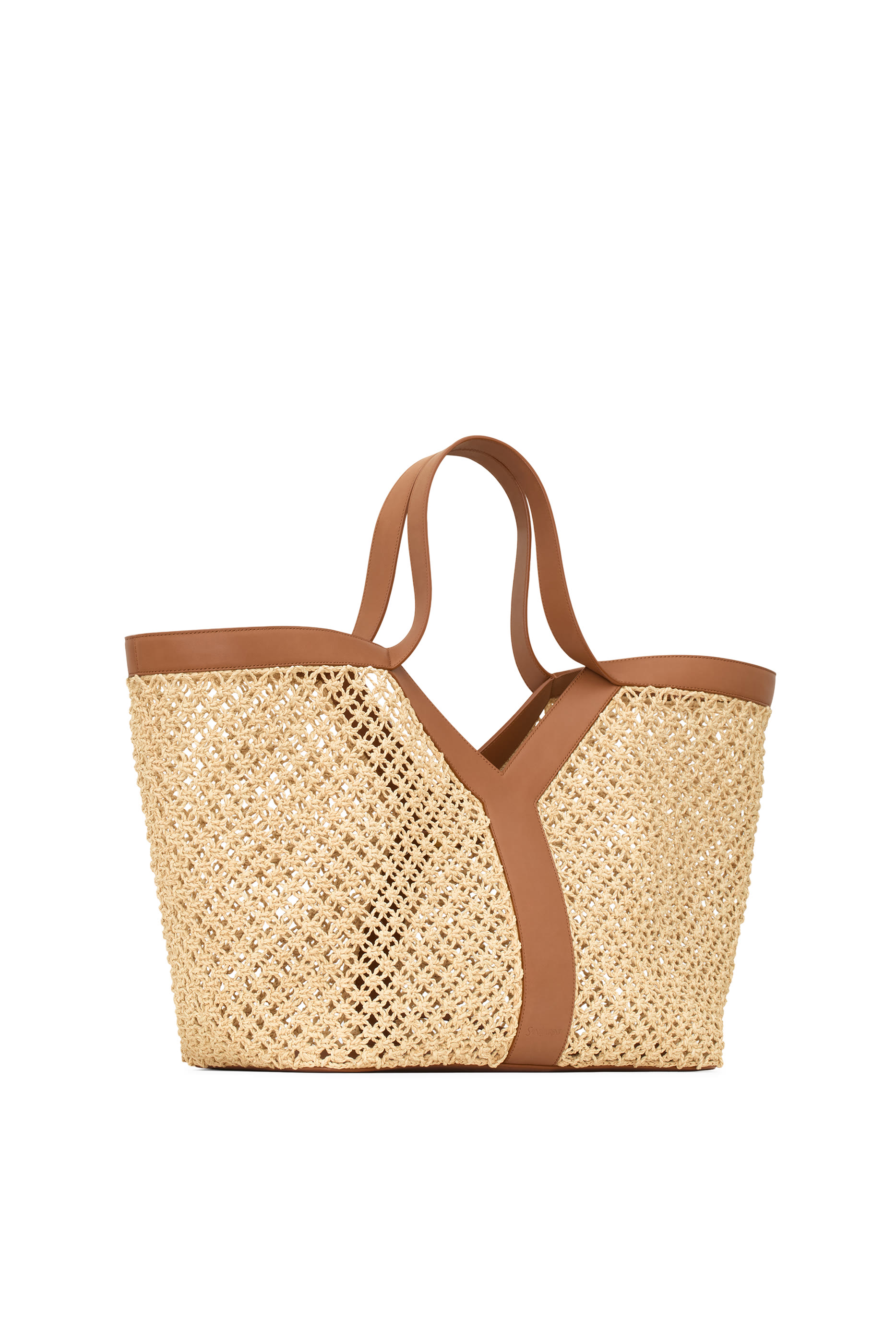  Y Tote in Raffia 