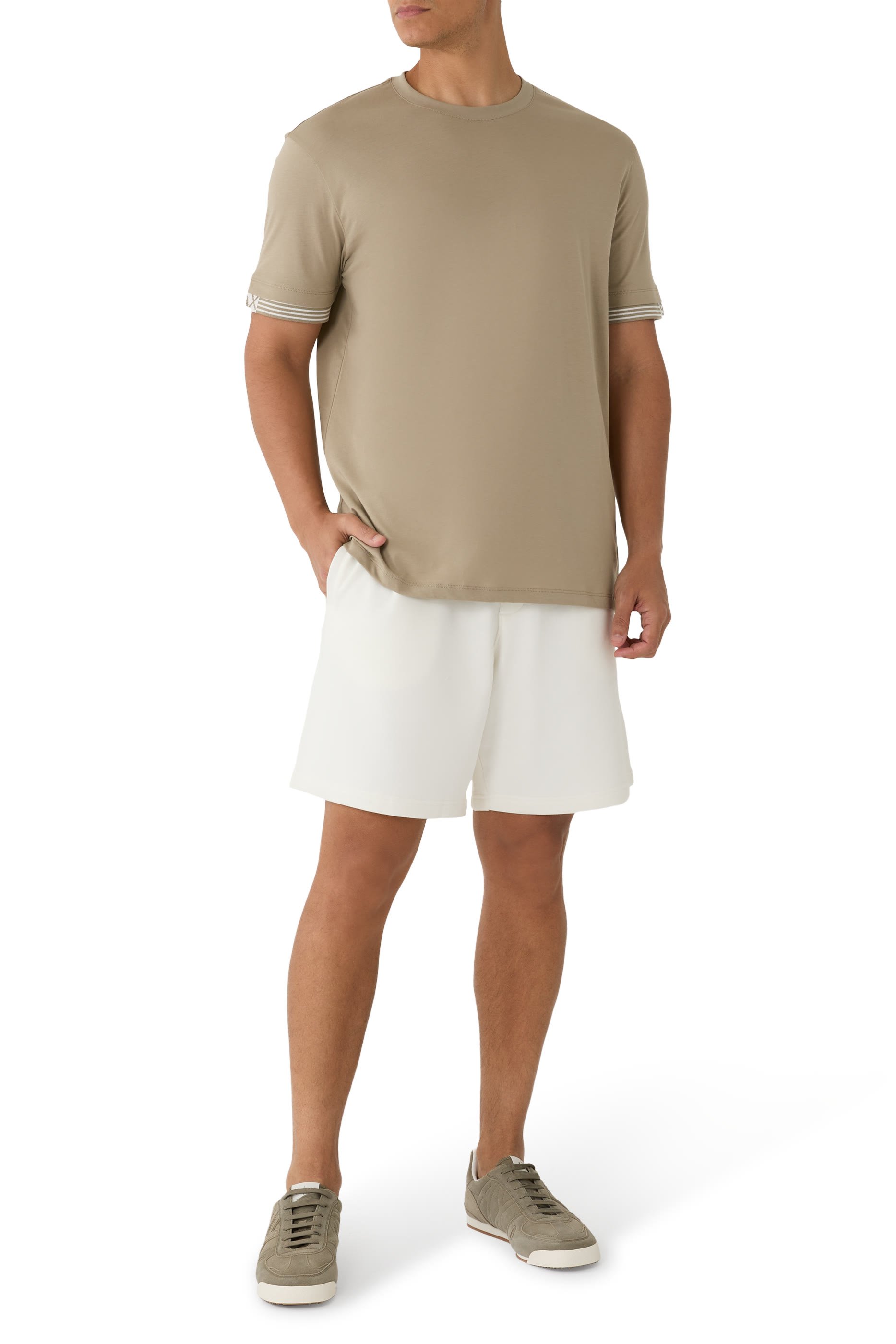 91 AX Logo Cotton-Jersey T-Shirt