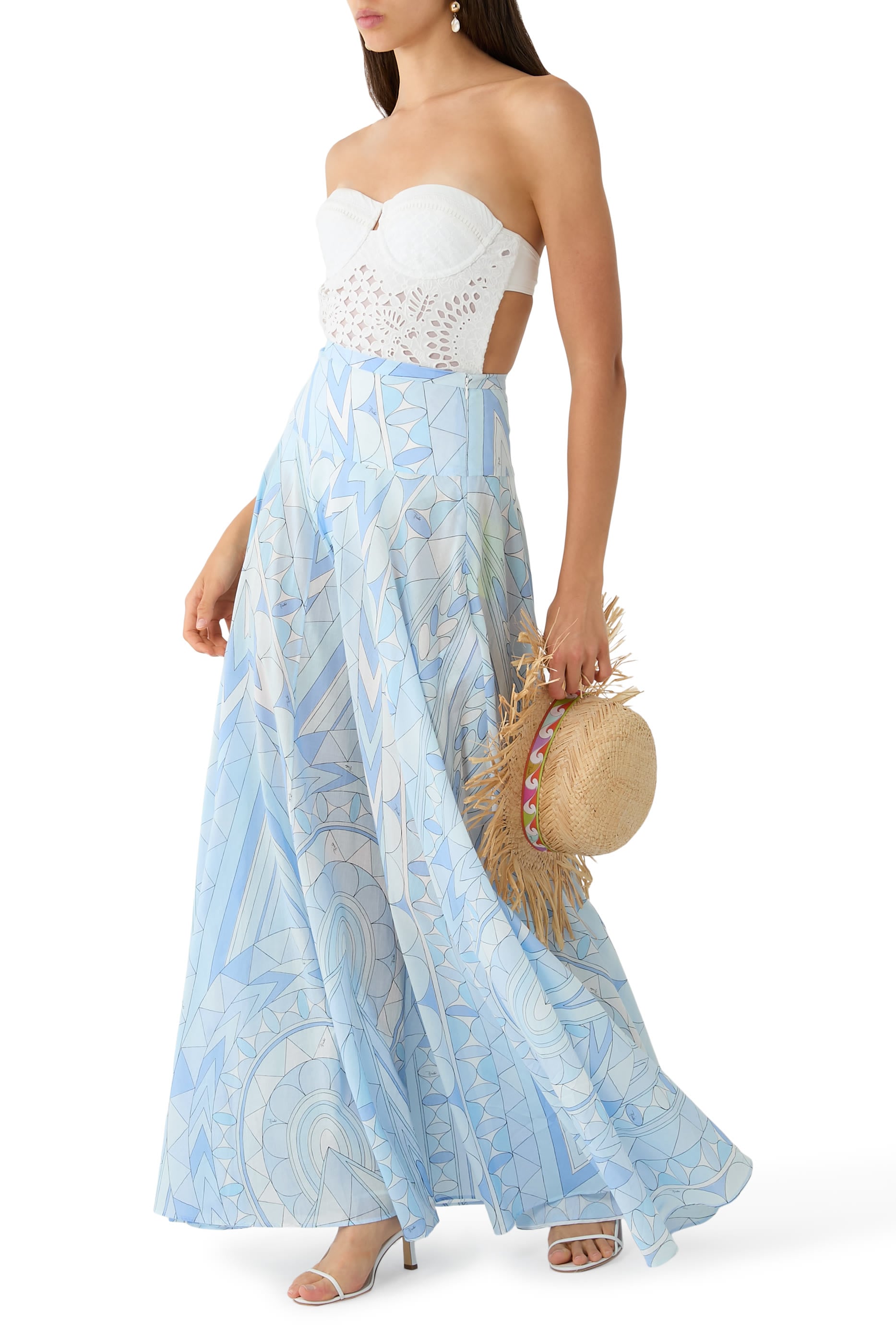 Manuba Print Cotton Skirt