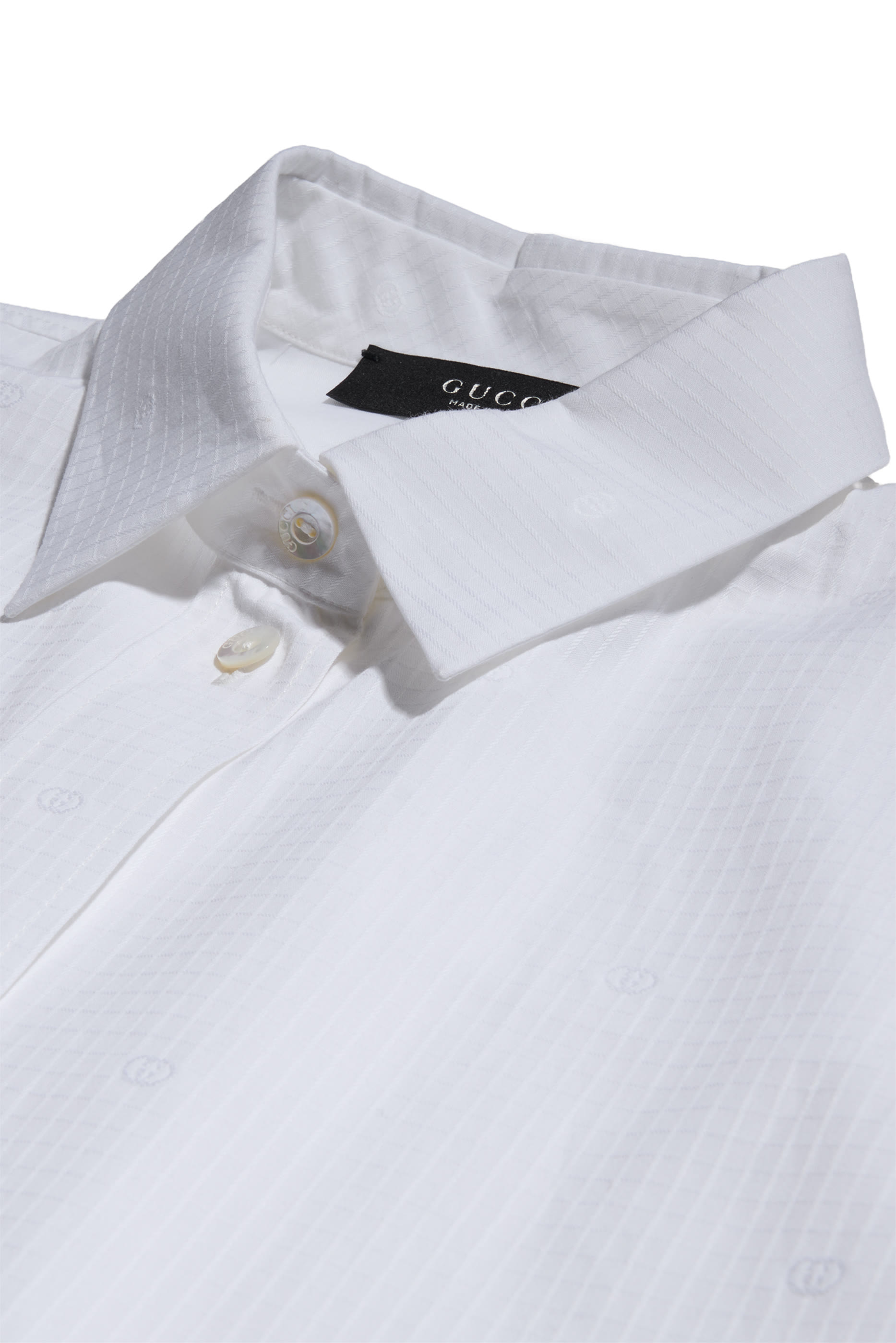 GG Cotton Poplin Damier Shirt