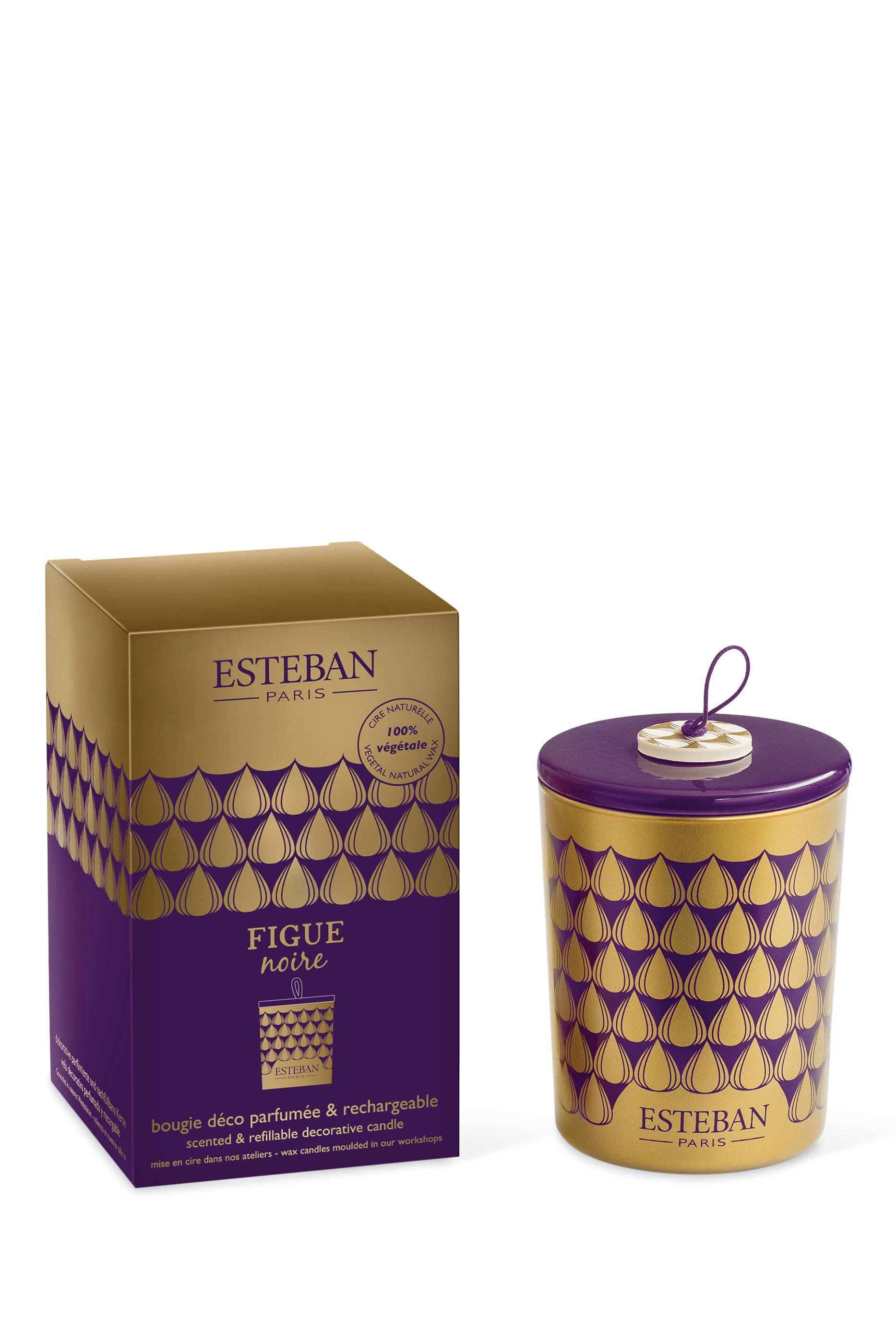 Figue Noire Refillable Decorative Scented Candle