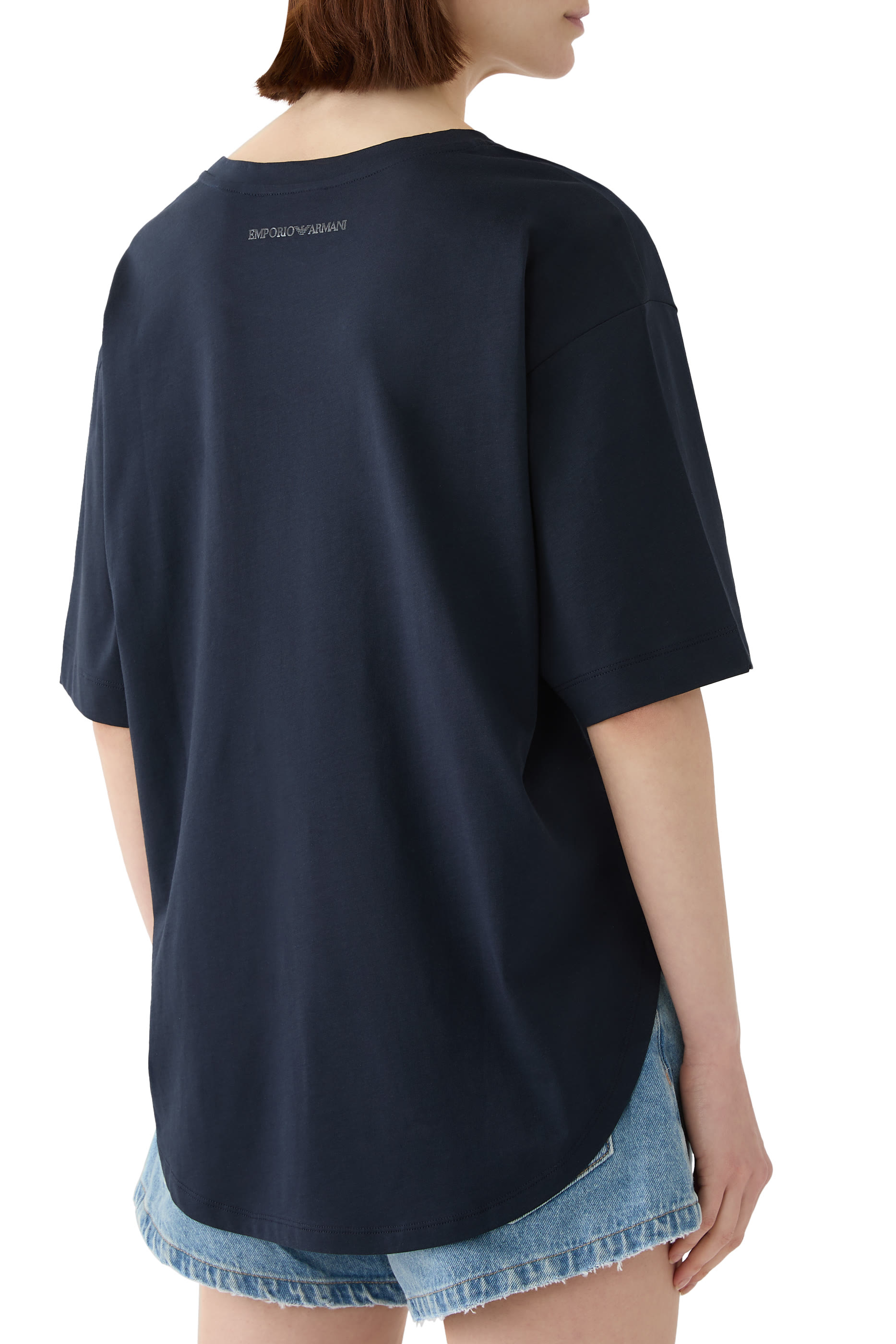 Embroidered-logo Jersey T-Shirt