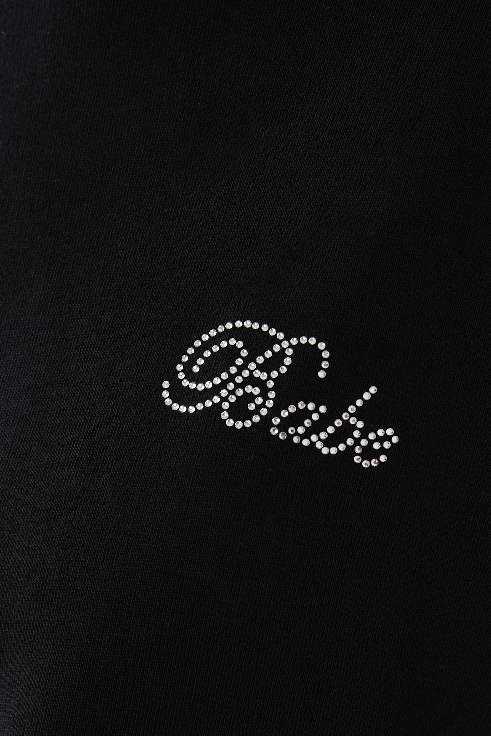 Rhinestone Writing Hoodie Sweatshirt