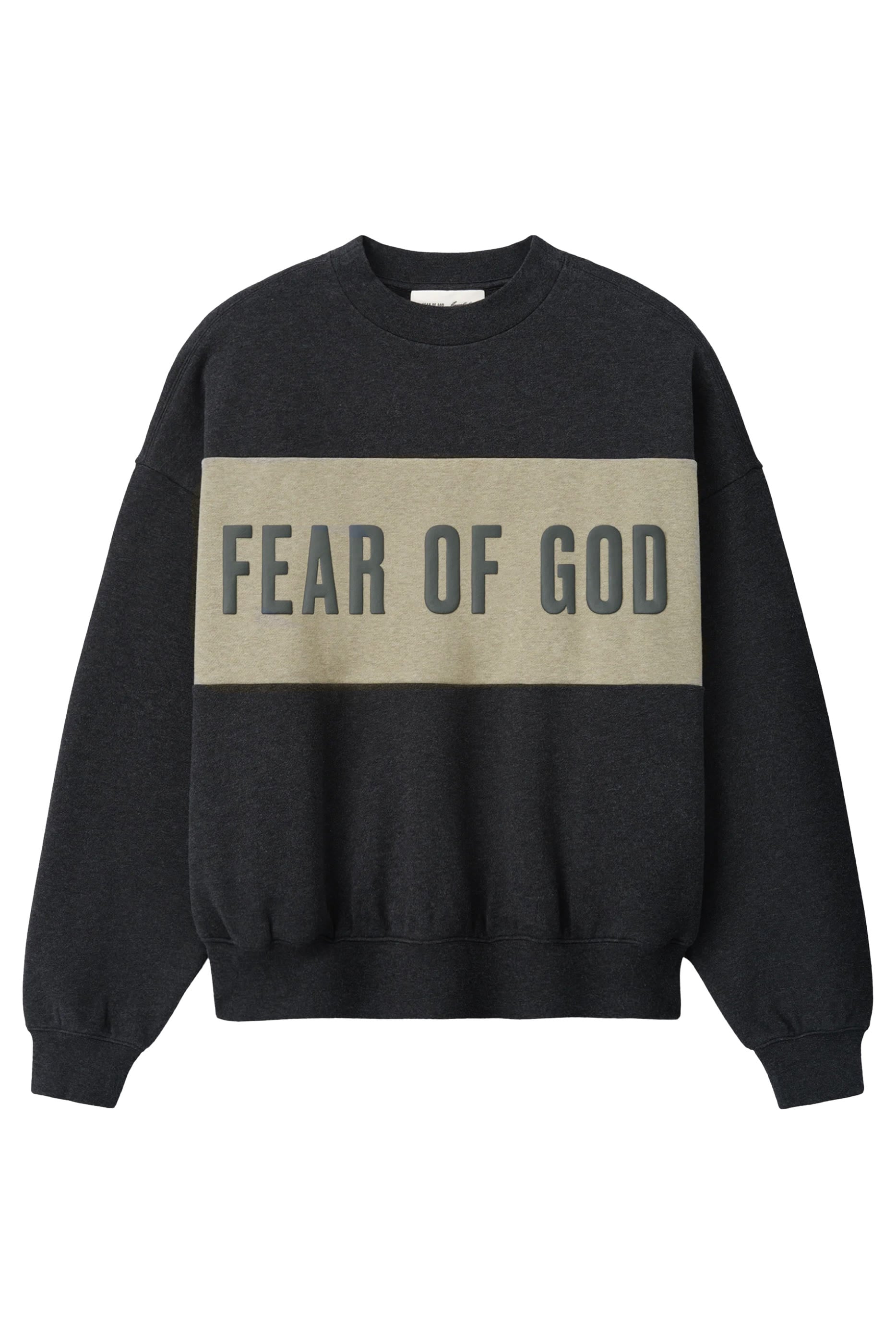 Fear of God Essentials Cropped Relaxed Panelled Sweatshirt
