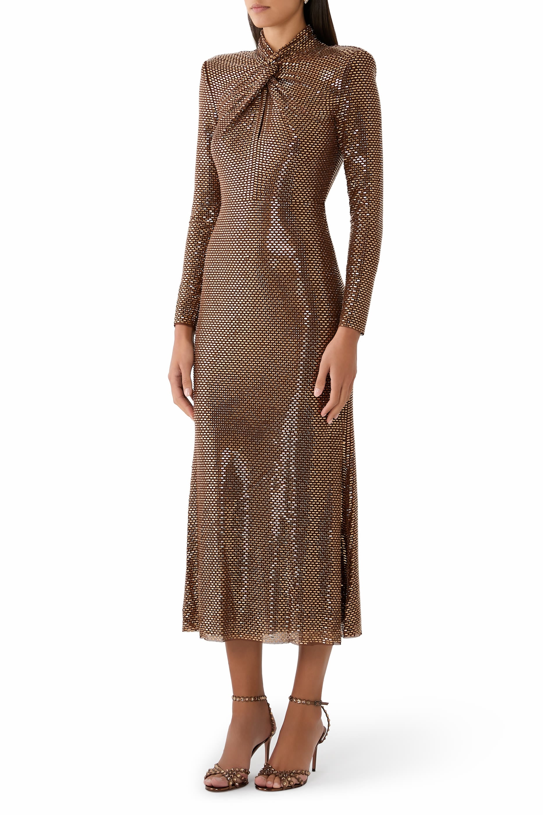 Rhinestone Midi Dress