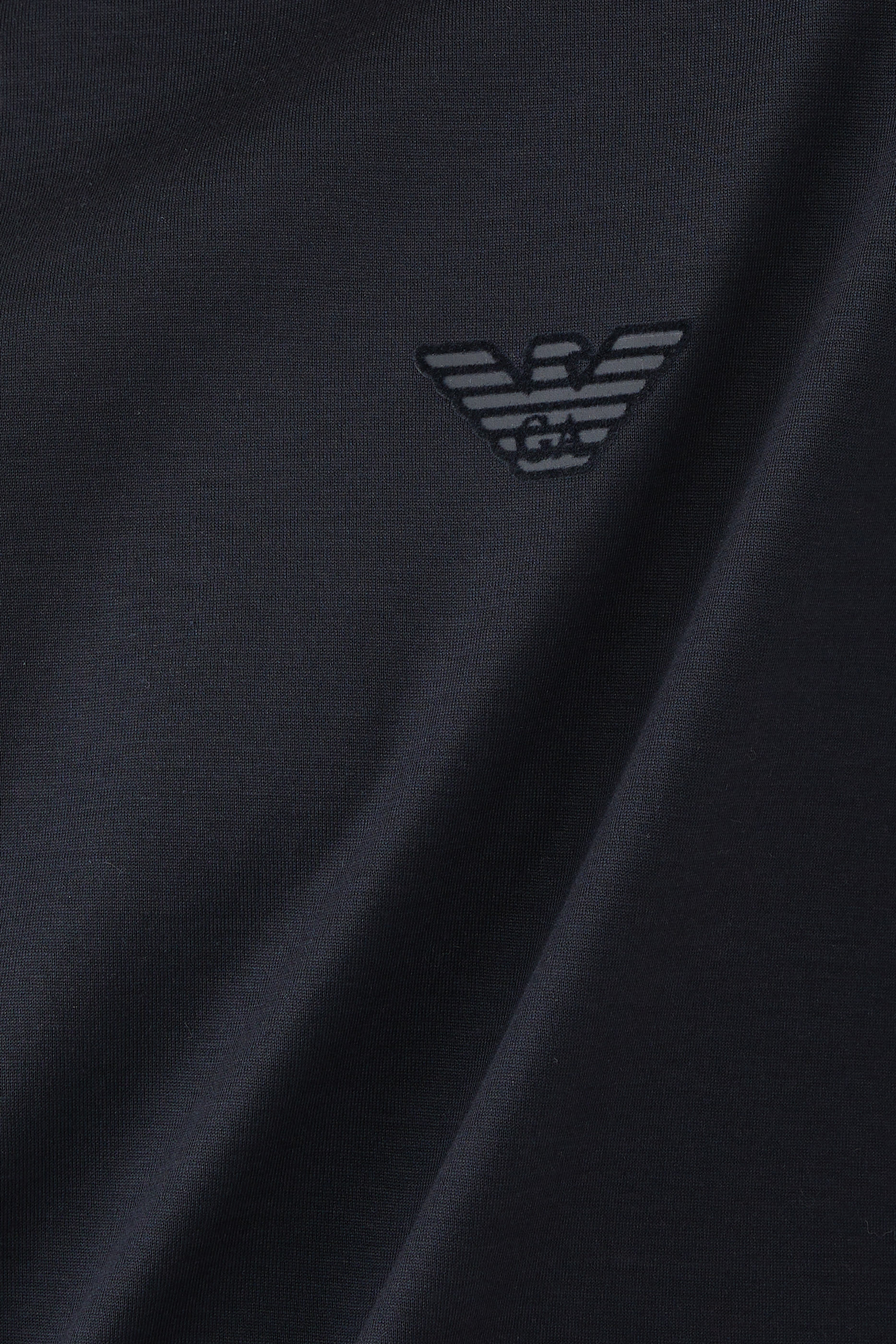 Jersey T-shirt with Flocked Logo