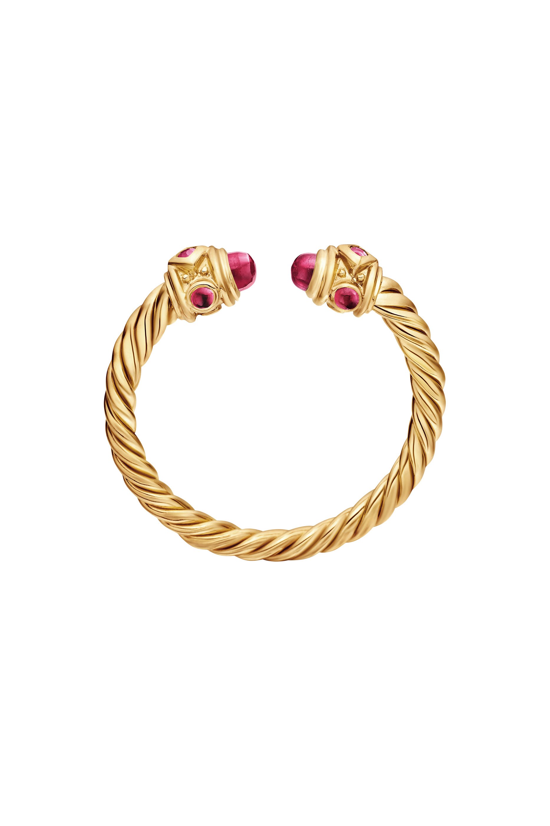 Renaissance Ring, 18k Yellow Gold & Rubies