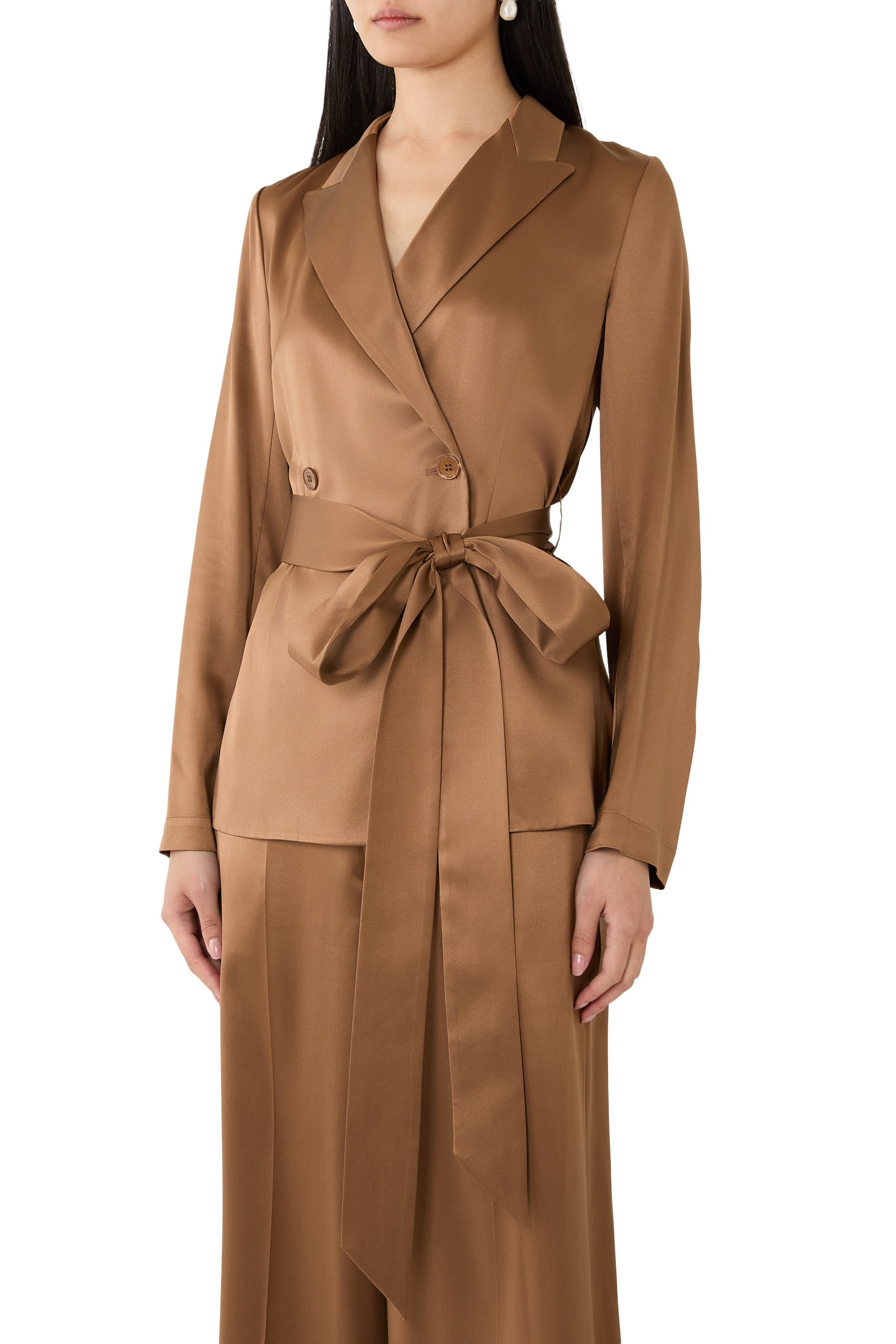 Archer Silk Satin Jacket