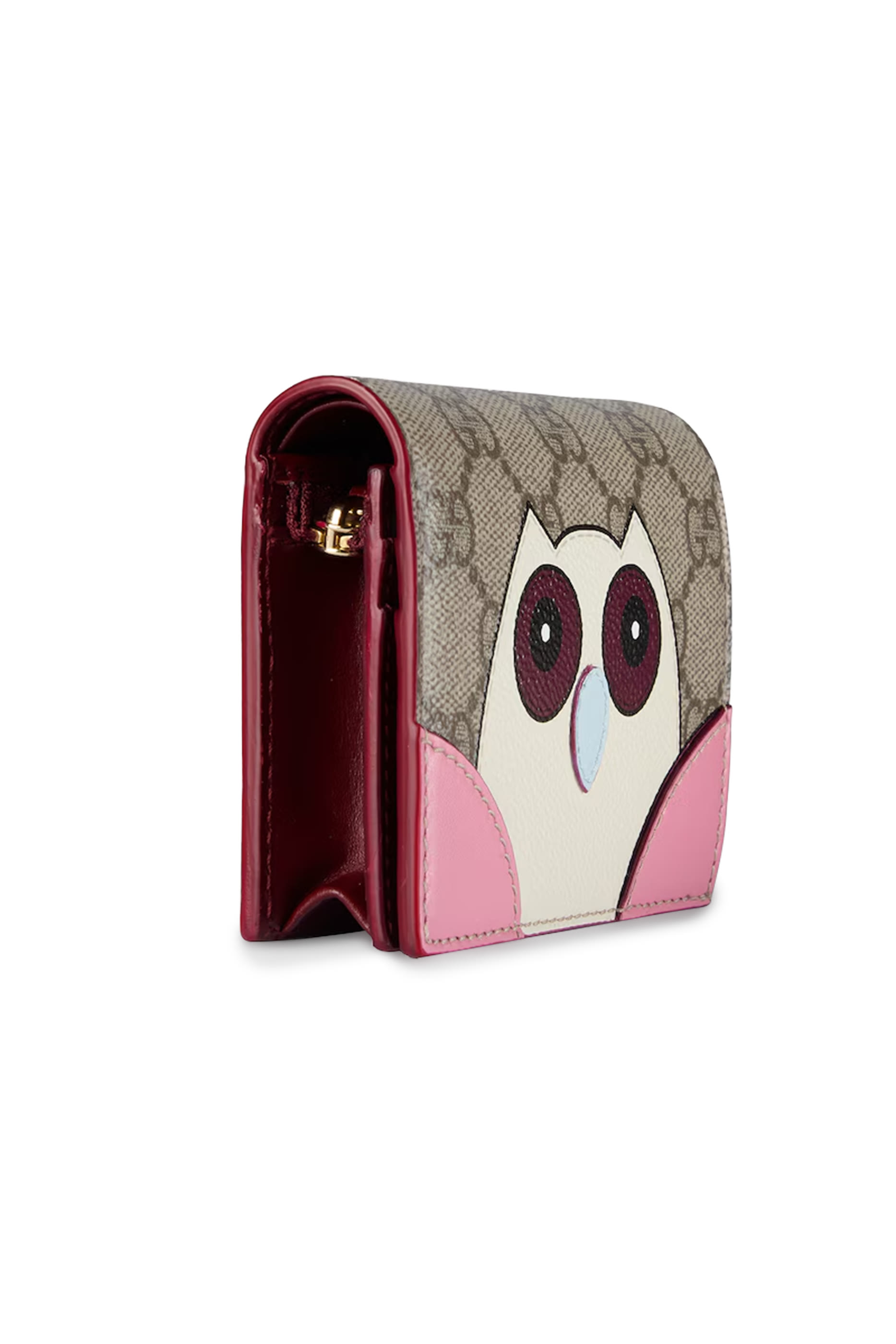GG Mini Wallet with Owl Detail