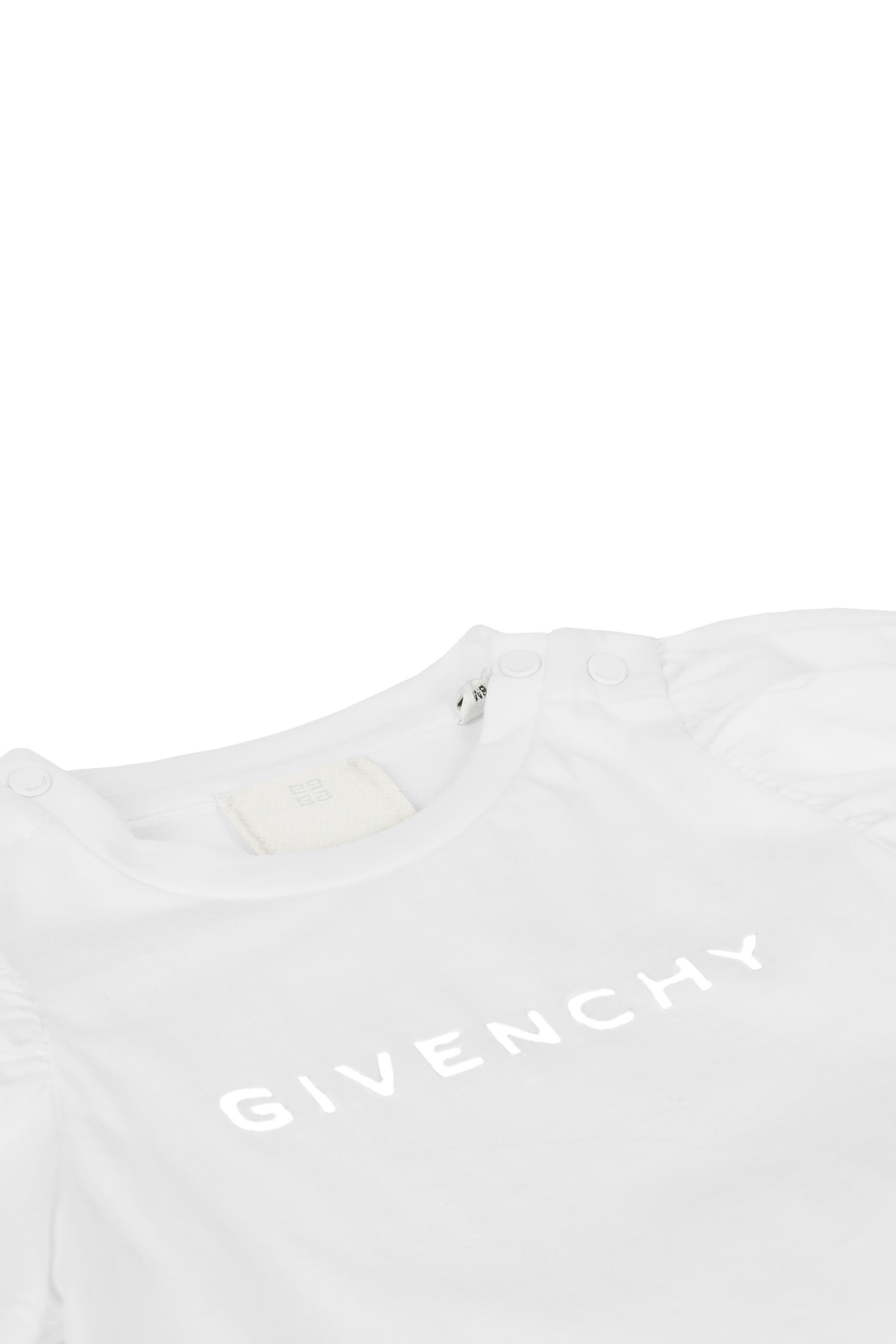 Kids Logo-Print T-Shirt with Puffy Sleeves