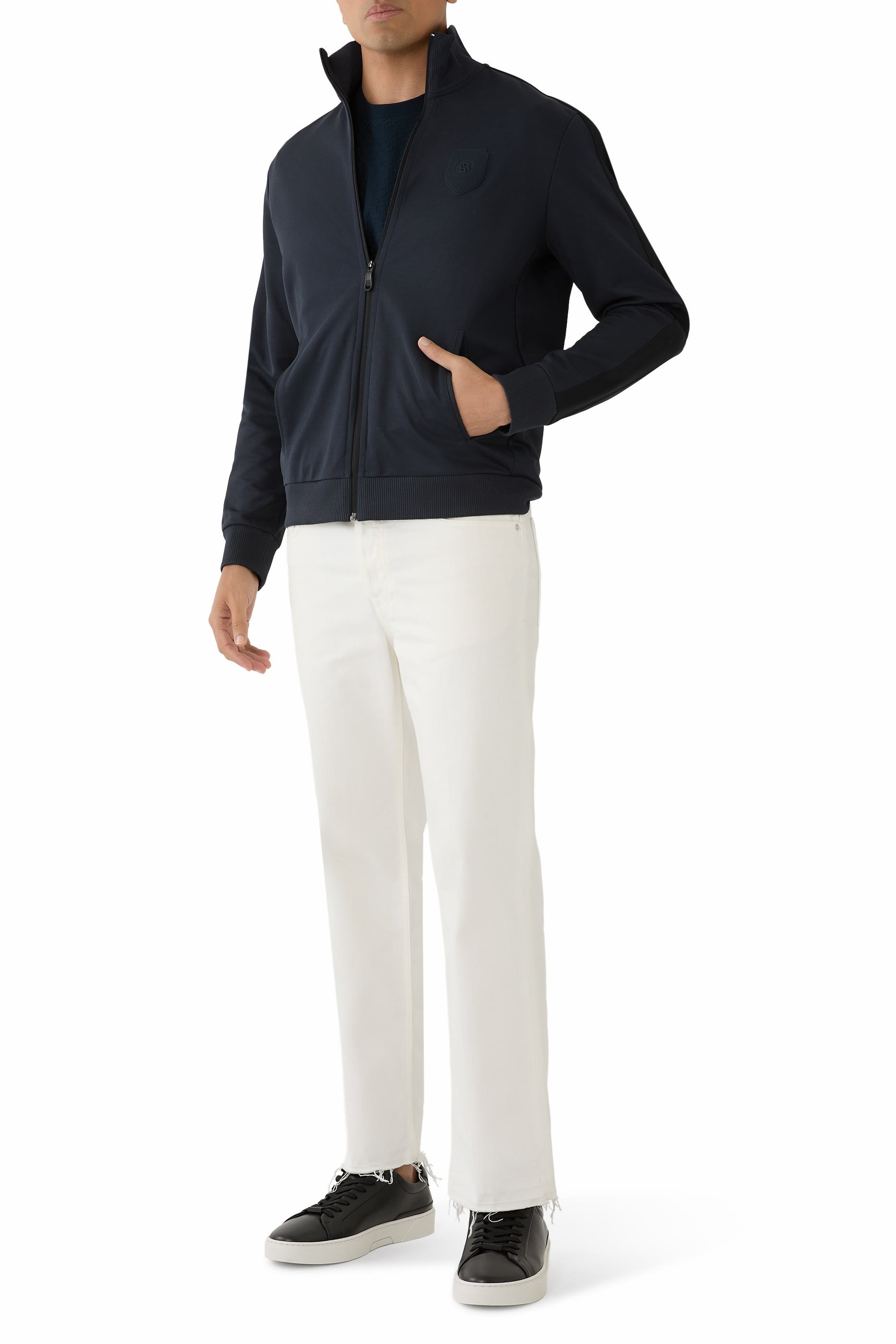 Lux Skarley Crest-Logo Sweatshirt