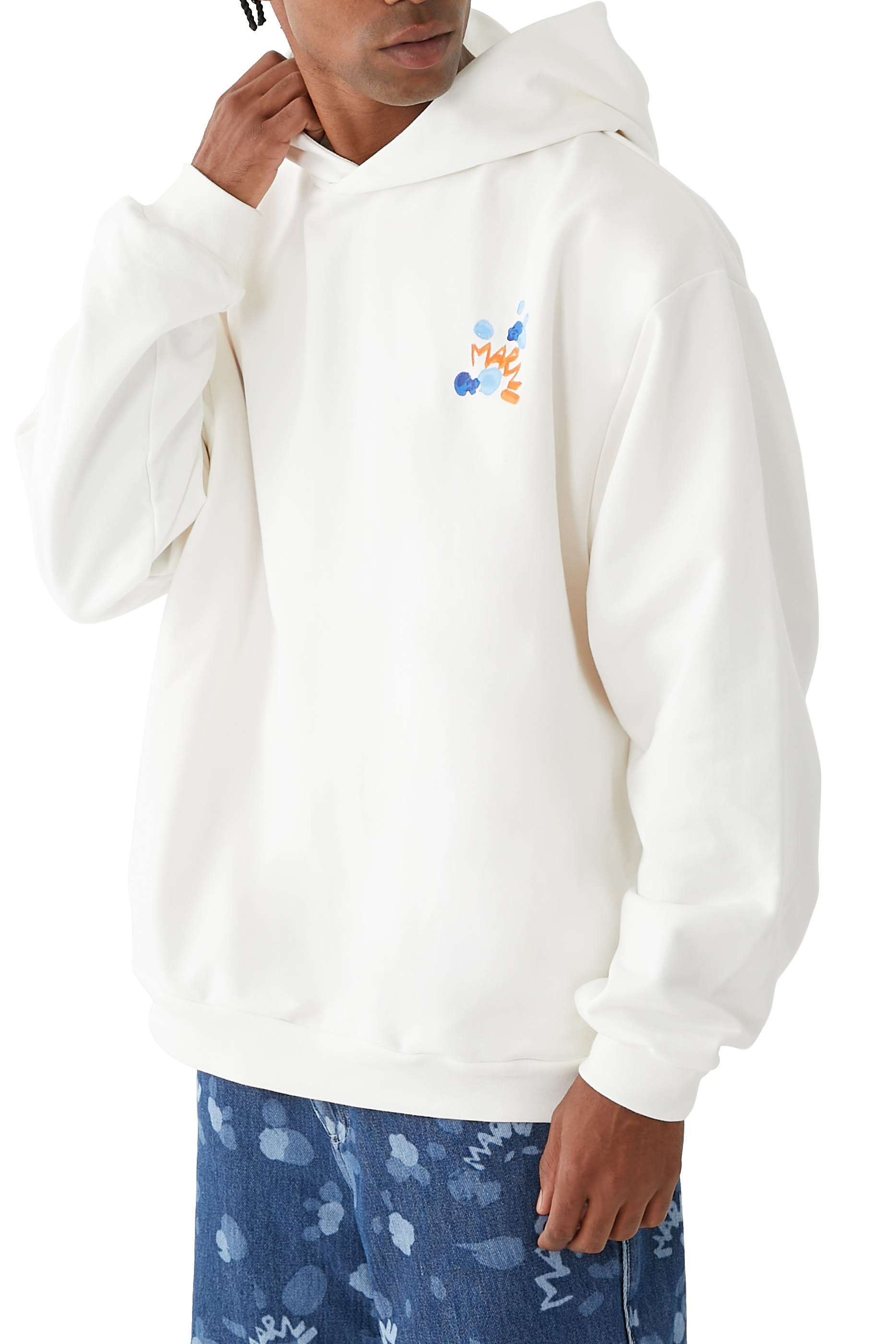 Logo-Print Cotton Hoodie