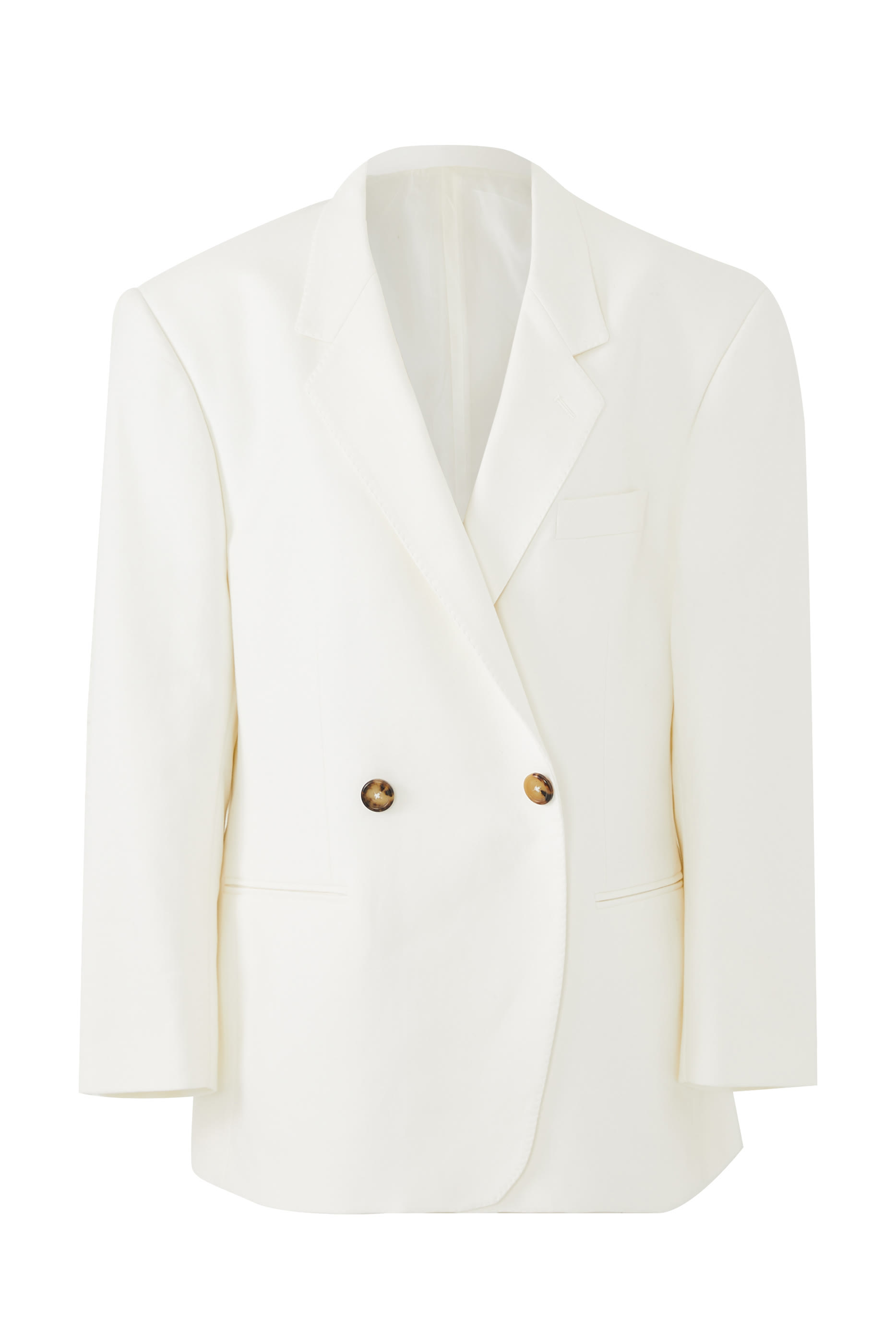  Hubby Single-Breasted Cotton Jacket