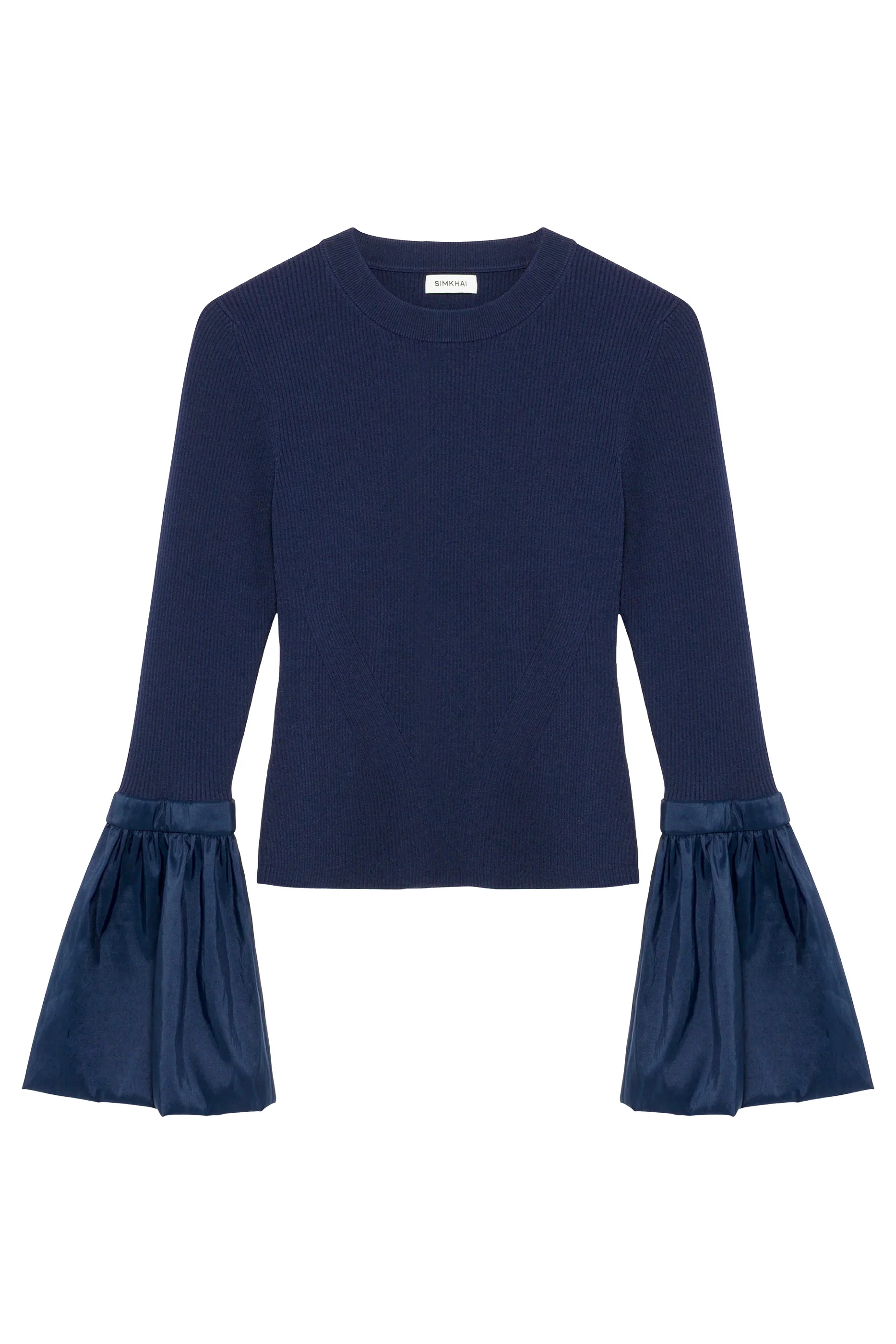 Agata Taffeta Knit Top 