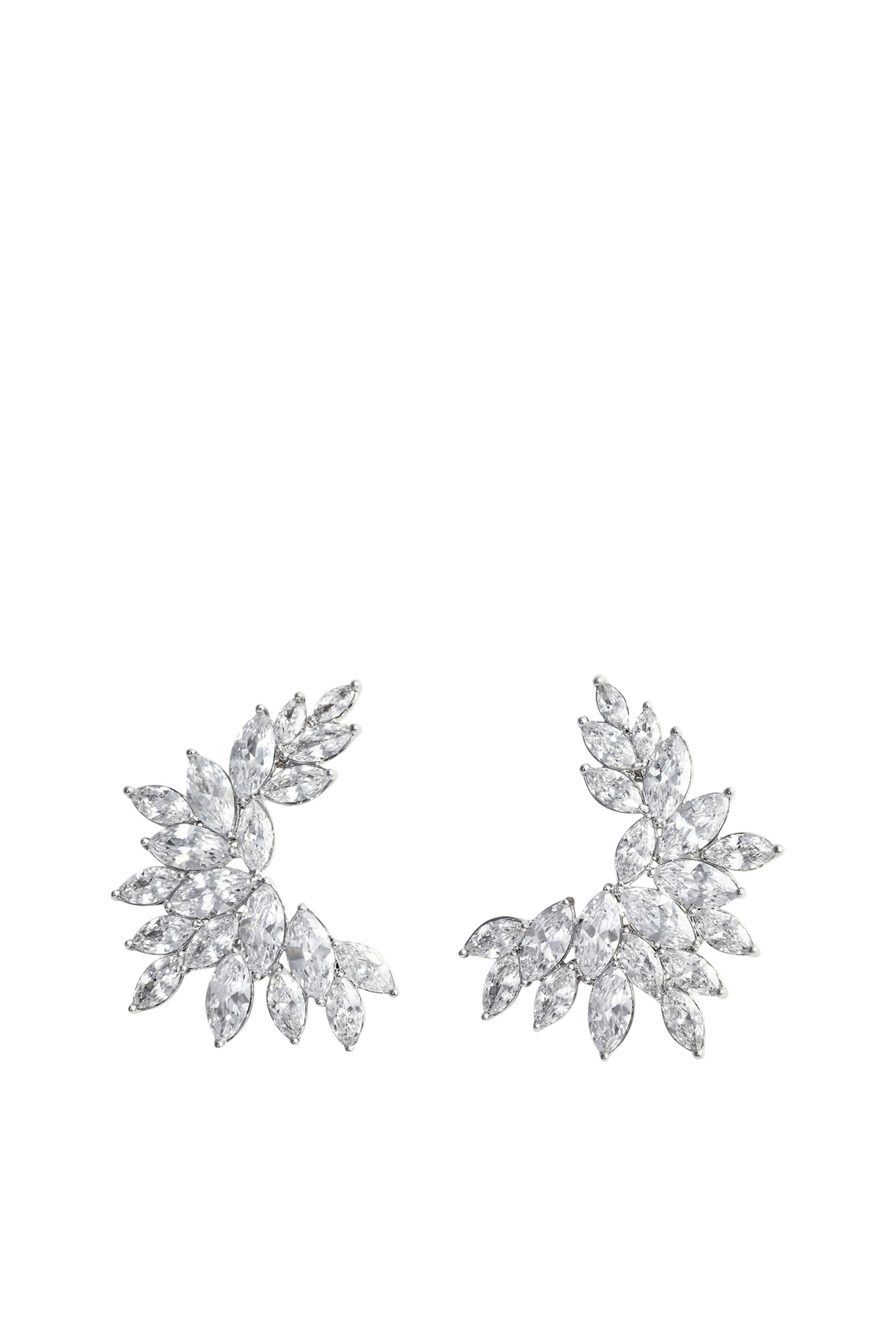 Crystal Cuff Earrings