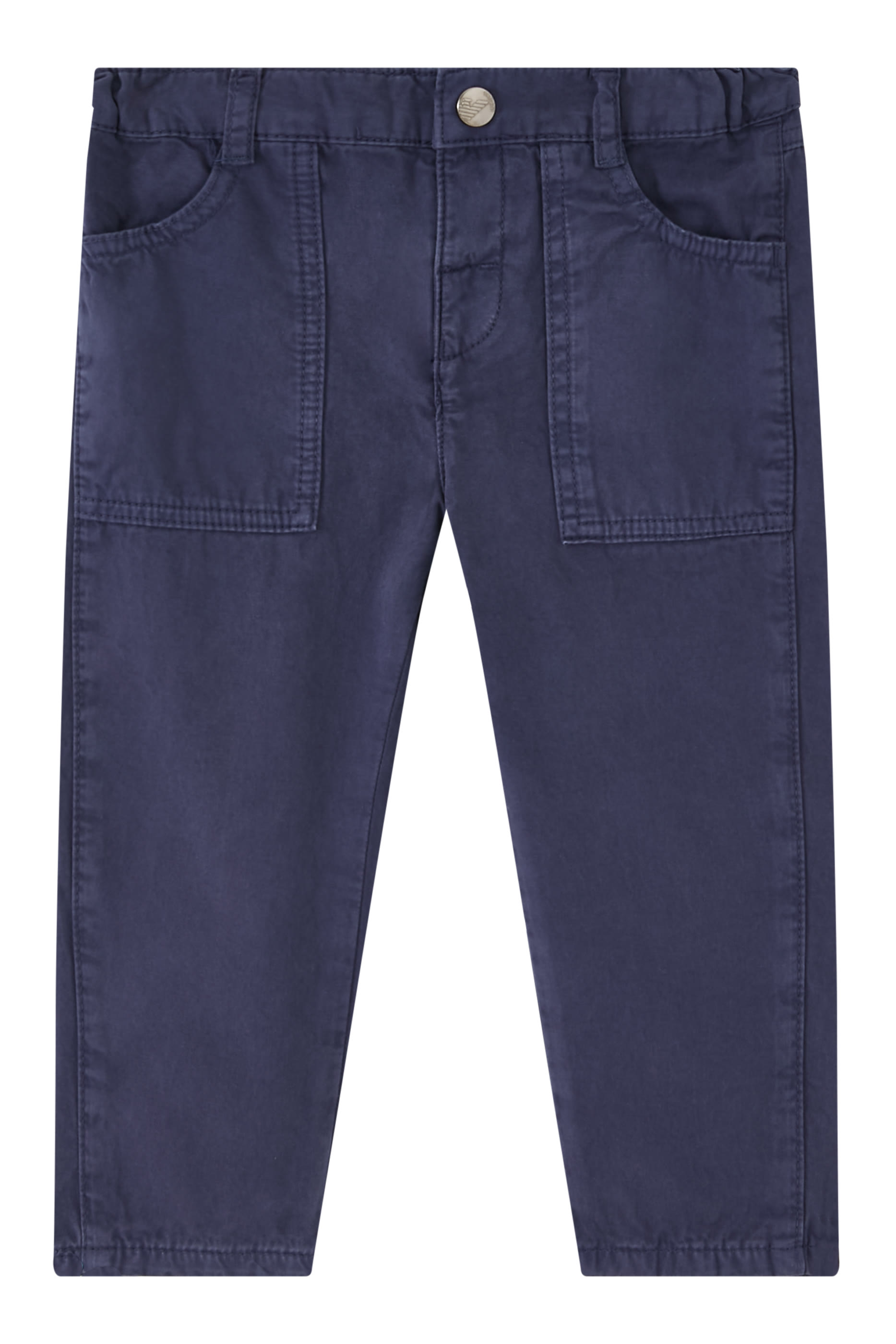 Kids Metal Logo Large Pocket Pants