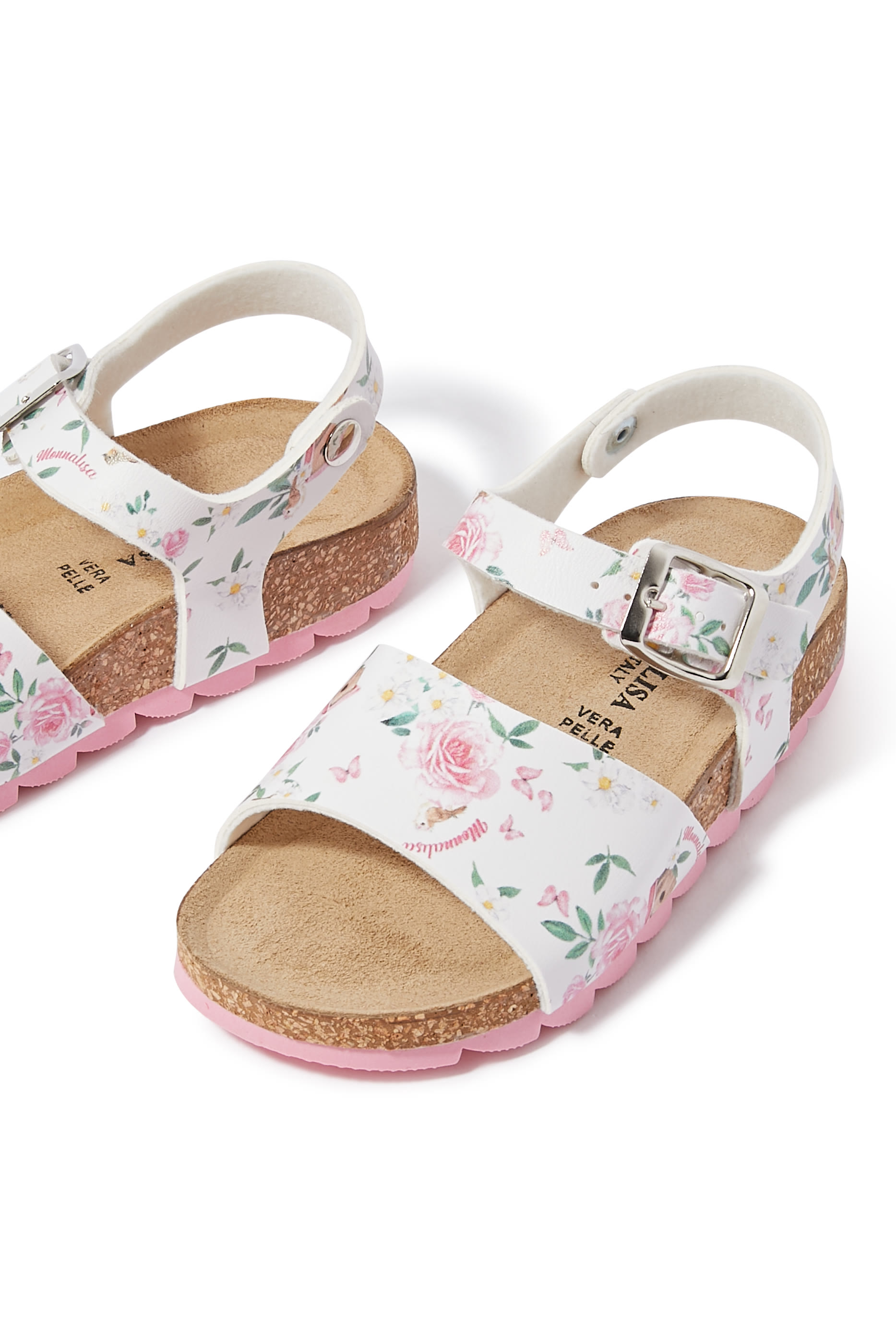 Kids Floral Print Sandals