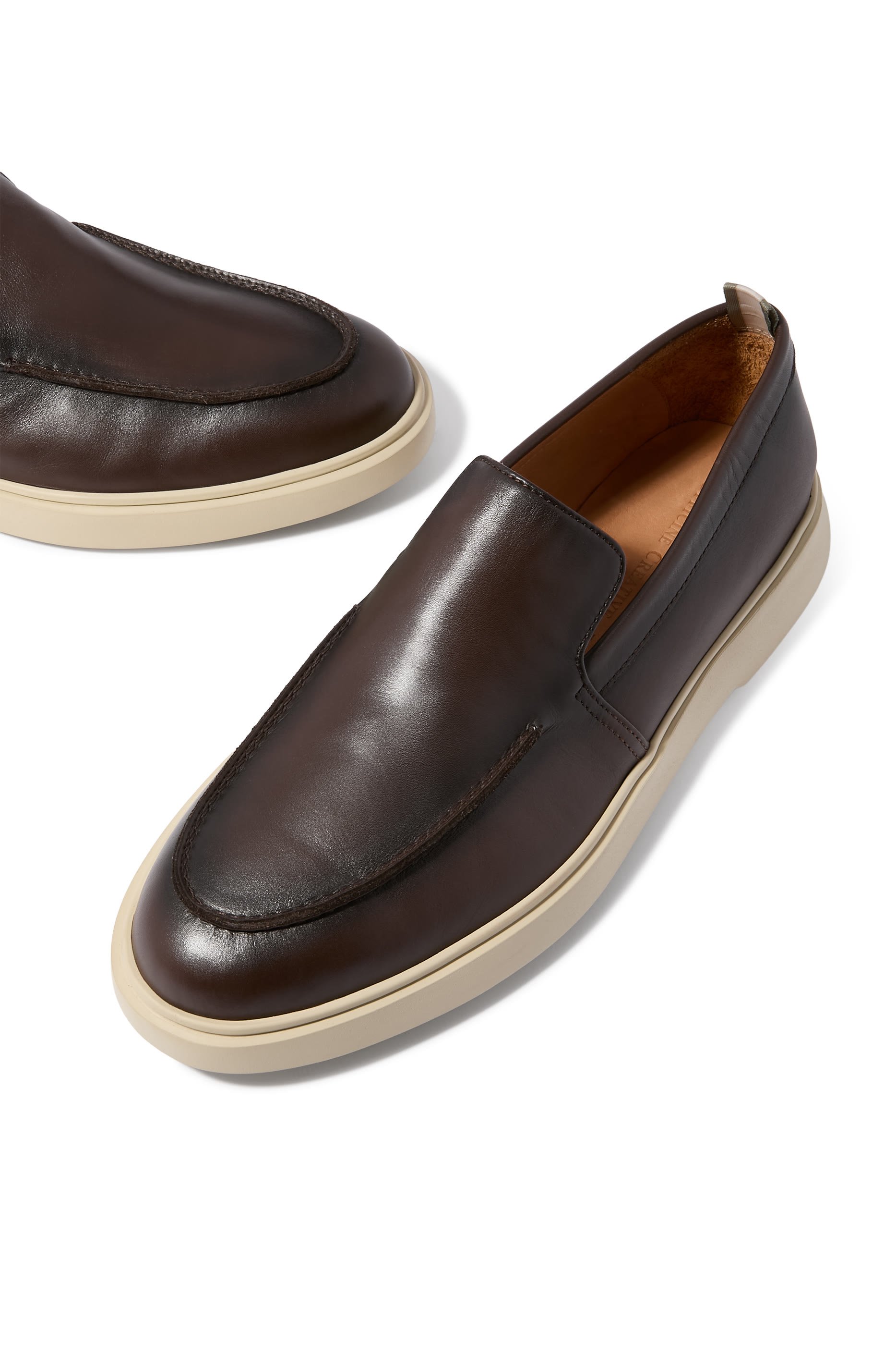 Bones 002 Taupe Suede Loafers