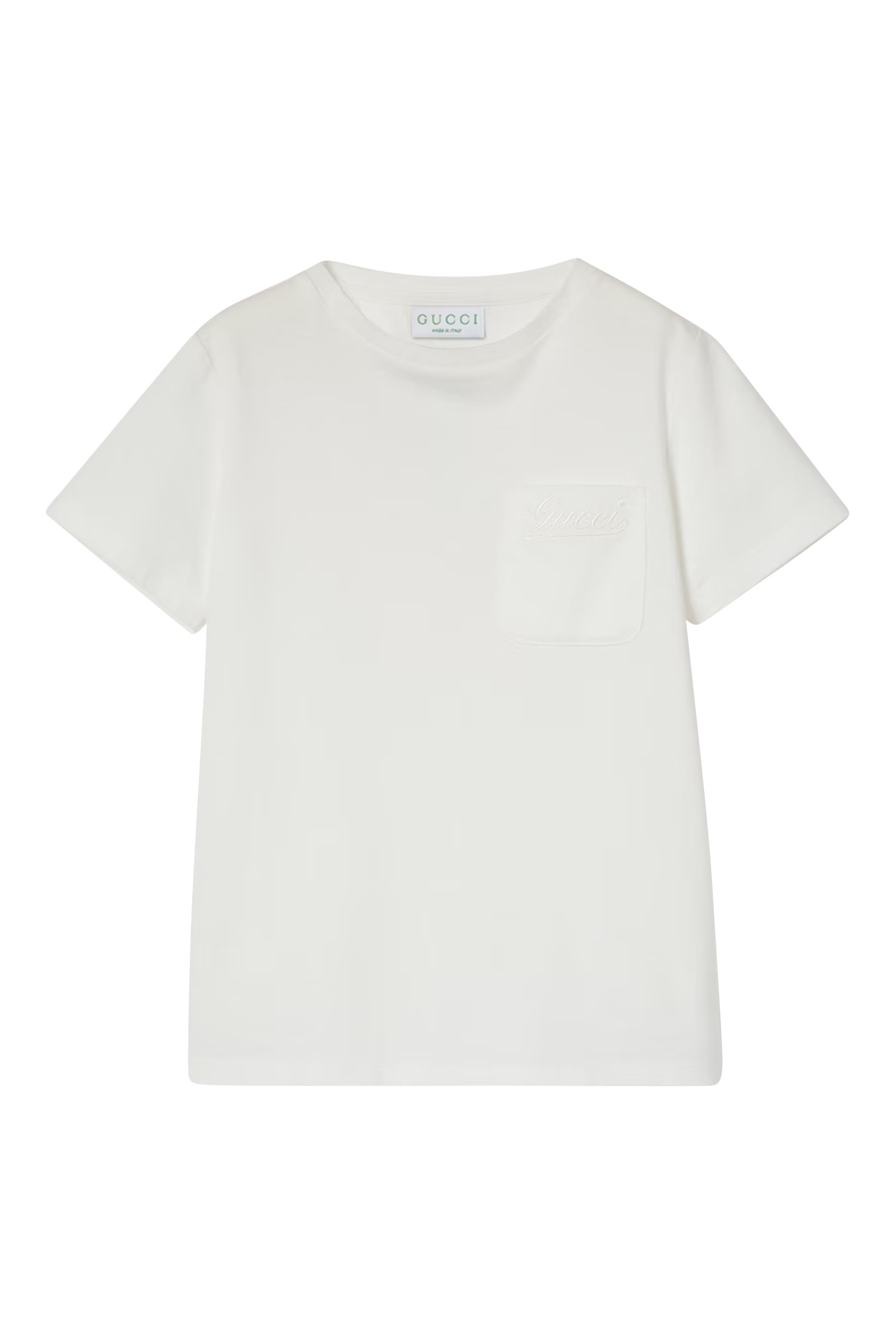 Kids Embroidered Cotton T-Shirt