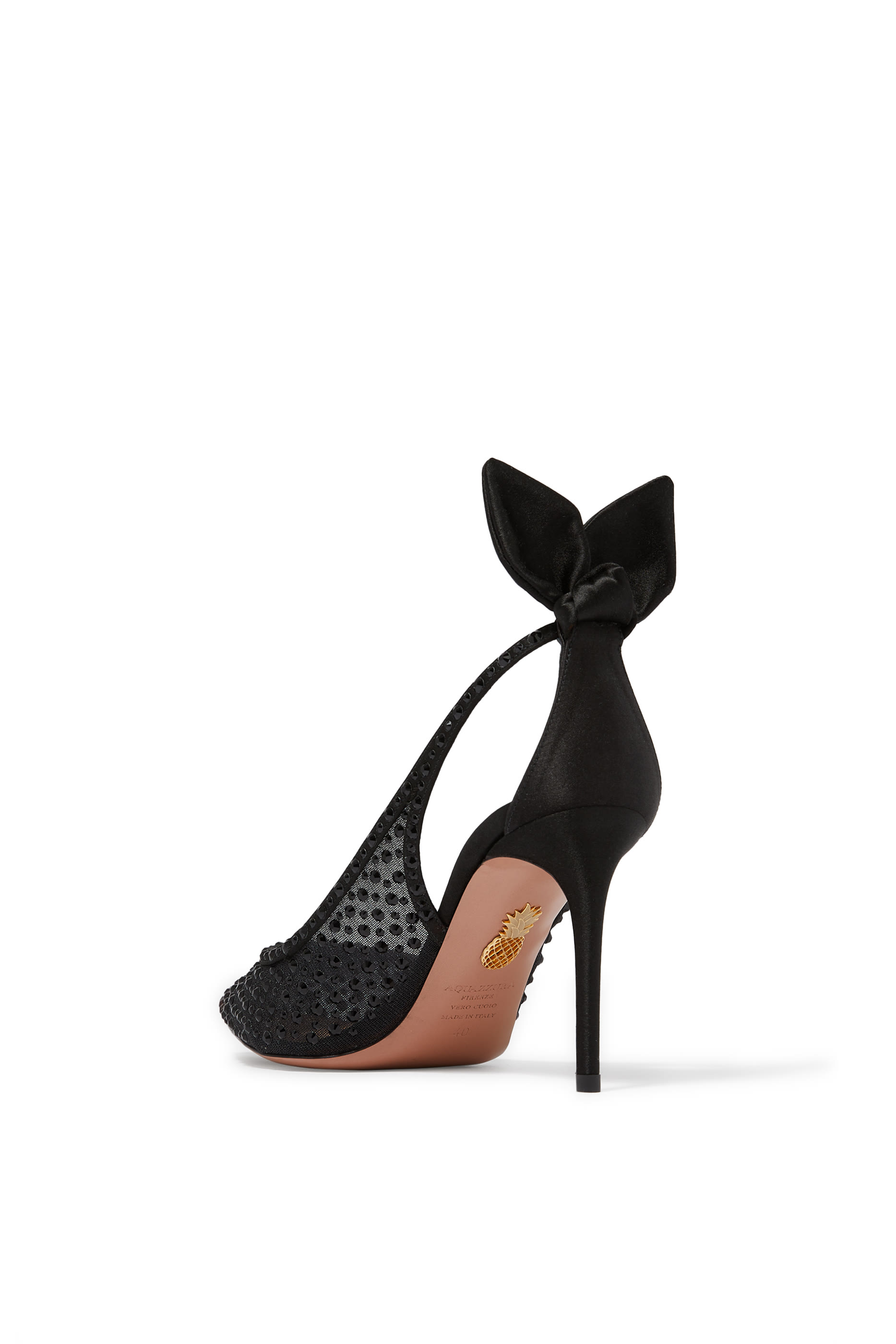 Bow Tie Crystal 85 Pumps 