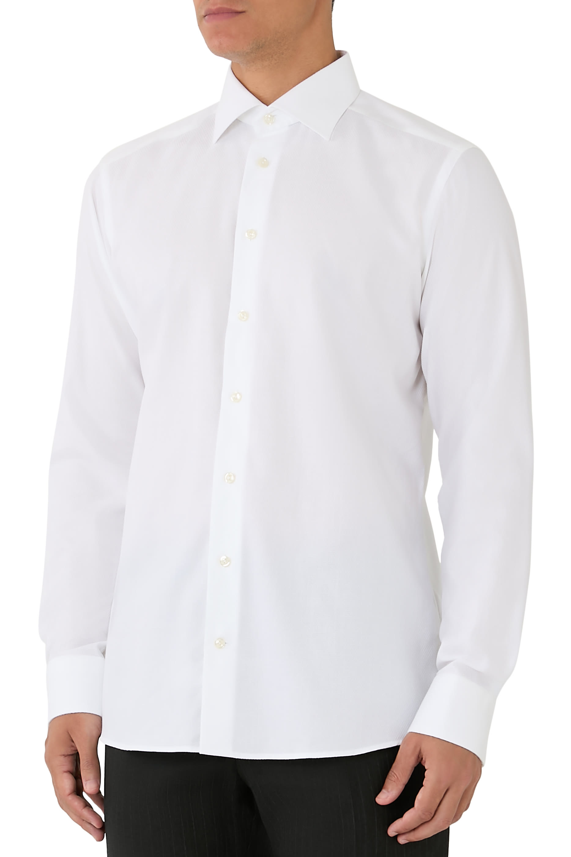 Semi Solid Cotton TENCEL&trade; Lyocell Shirt 