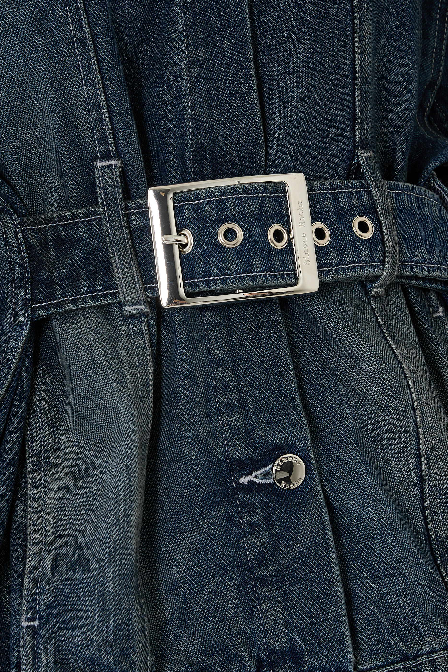 Turbo Embellished Sculpted Belt Detail Jacket