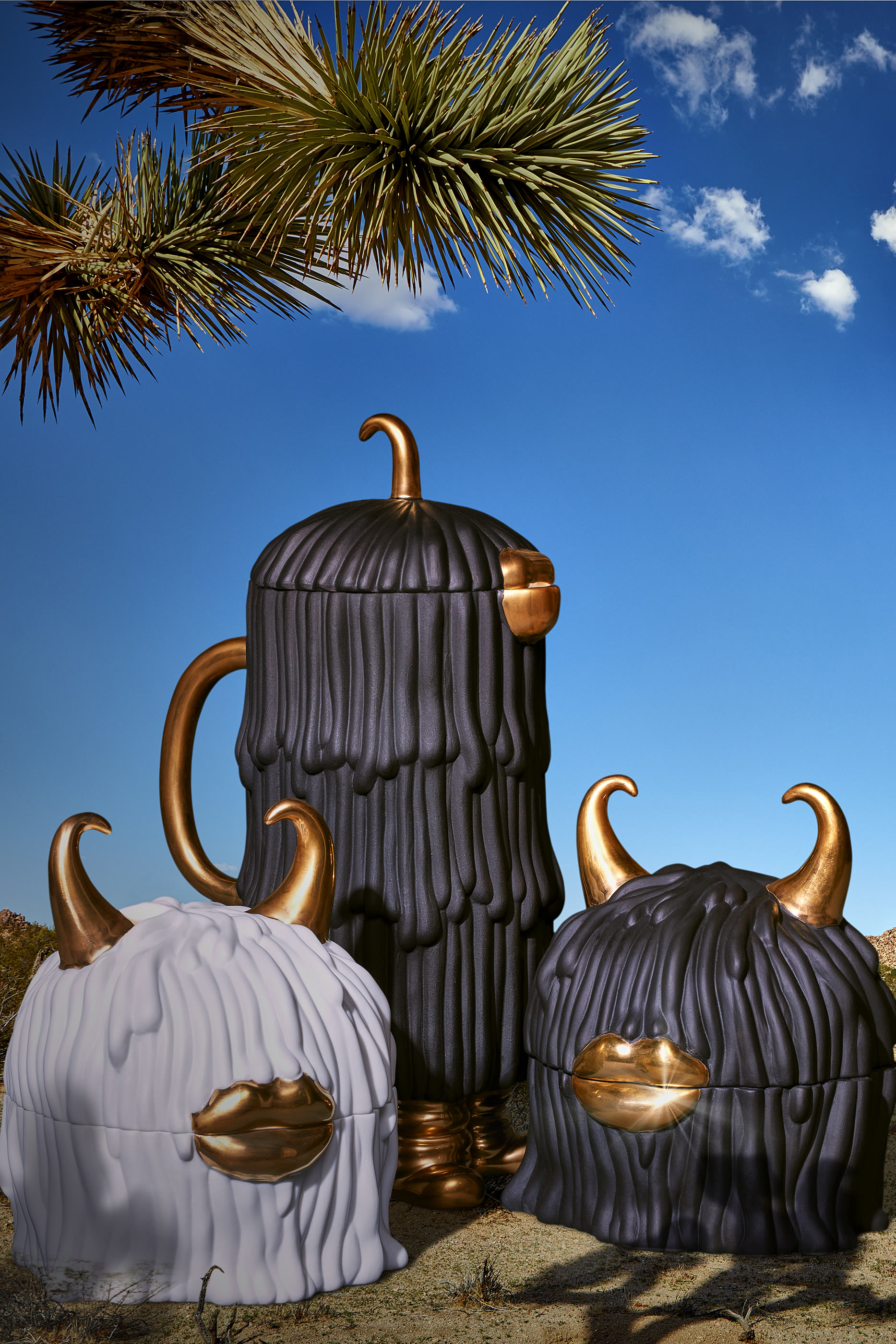 Haas Lynda Box and Plate, Set of 4