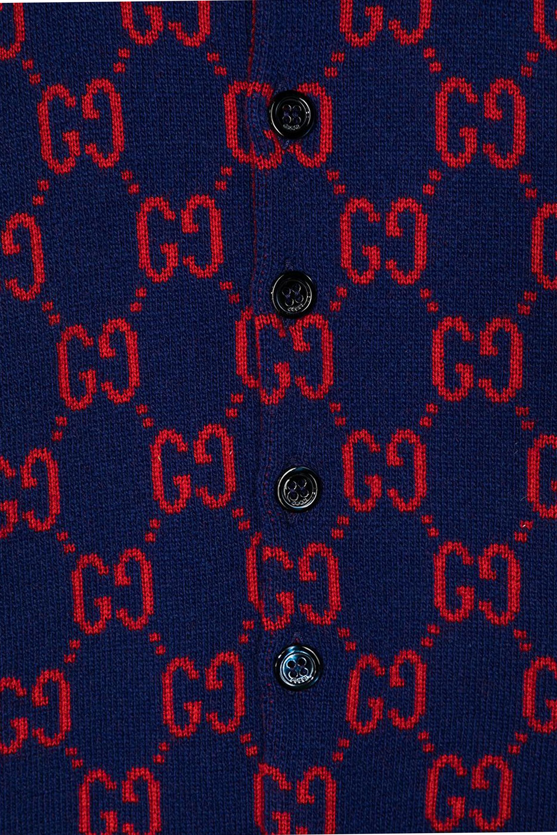 GG Intarsia Wool Sleepsuit