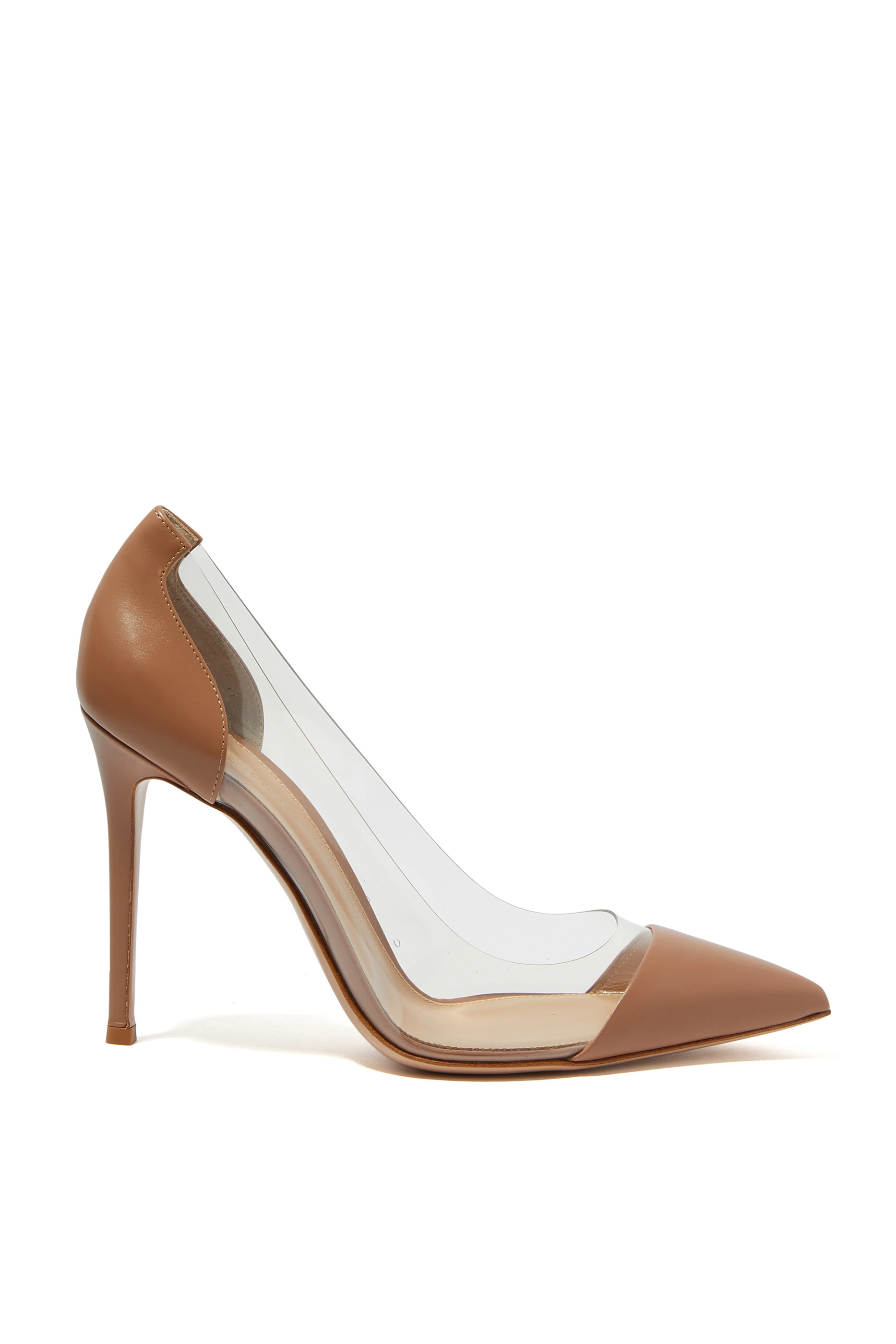 Plexi And Nappa Leather Pumps