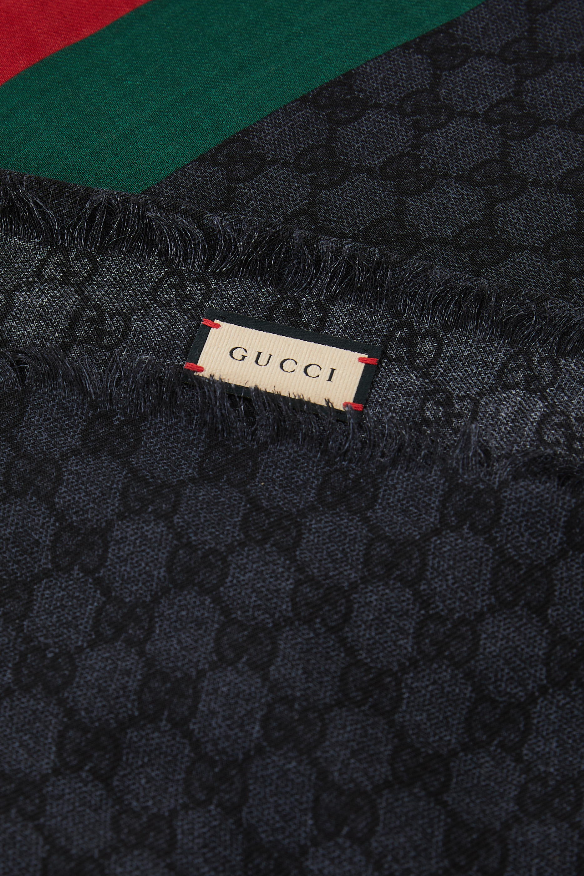 Web Stripe Wool Shawl