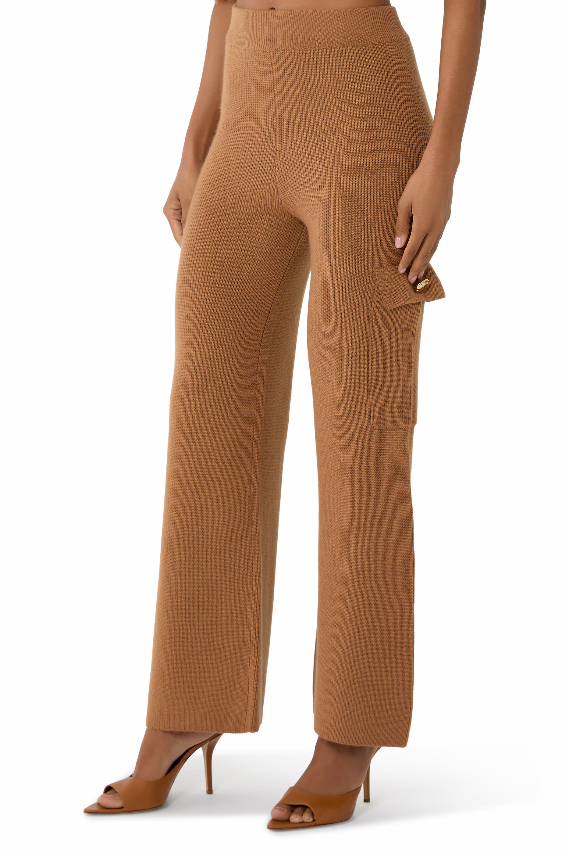 Cargo Pants with Button Detail