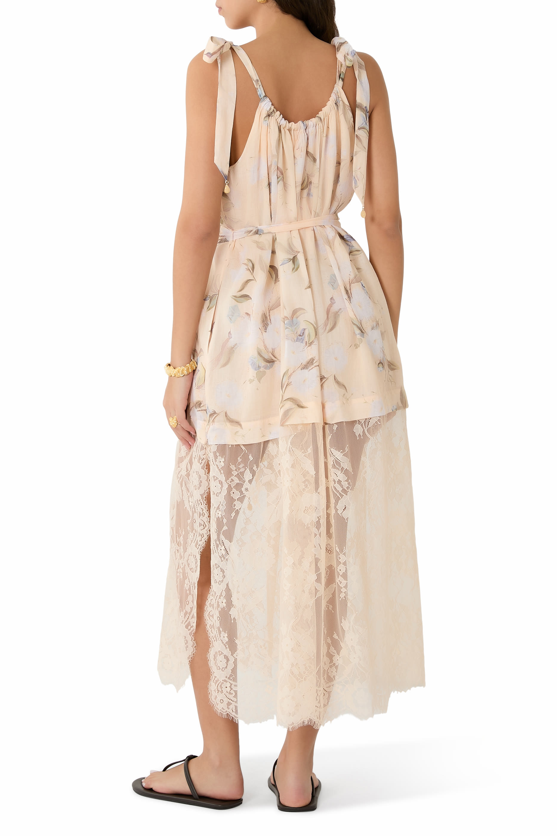 Cascadian Lace Slip Dress 