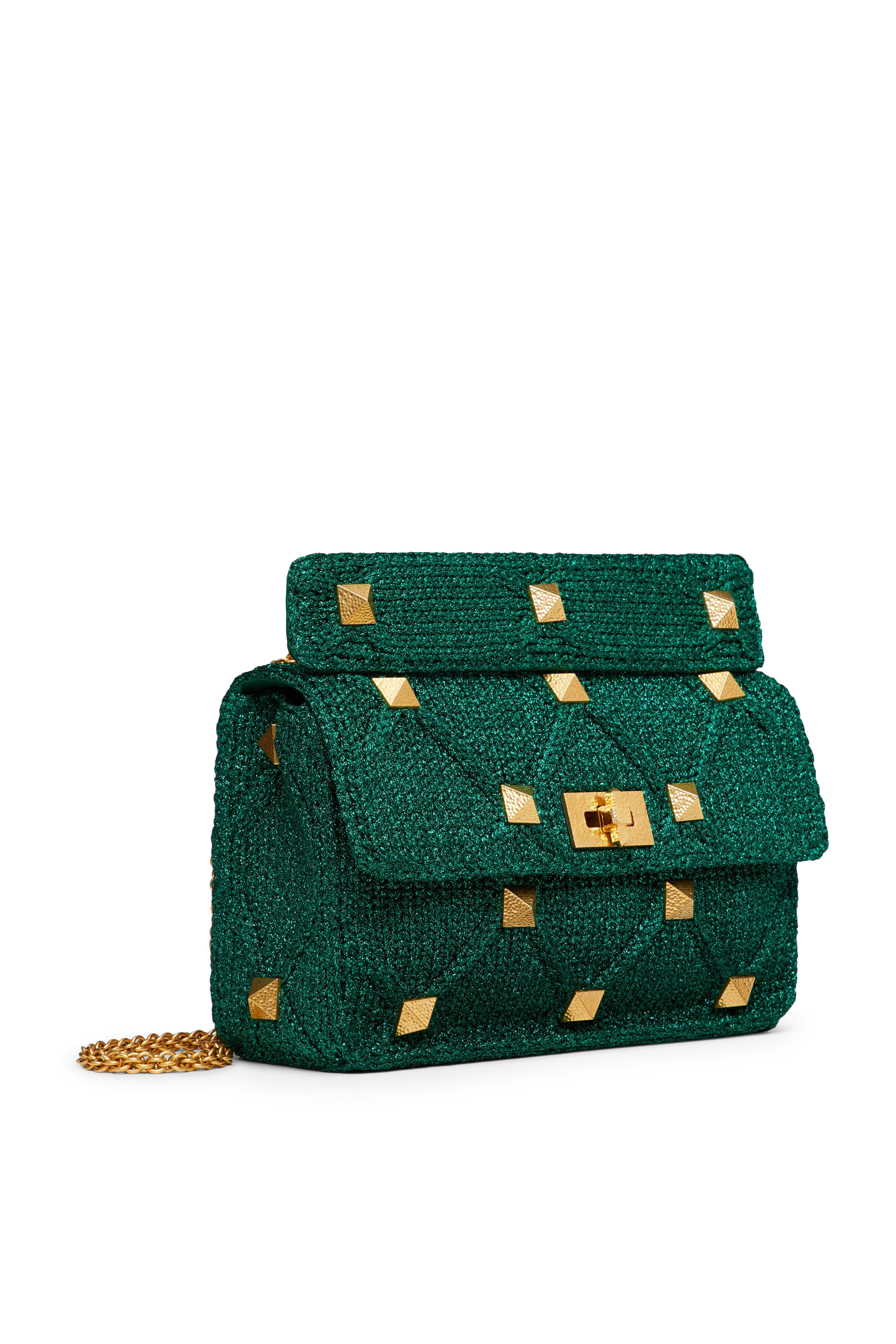 Valentino Garavani Roman Stud Knitted Bag