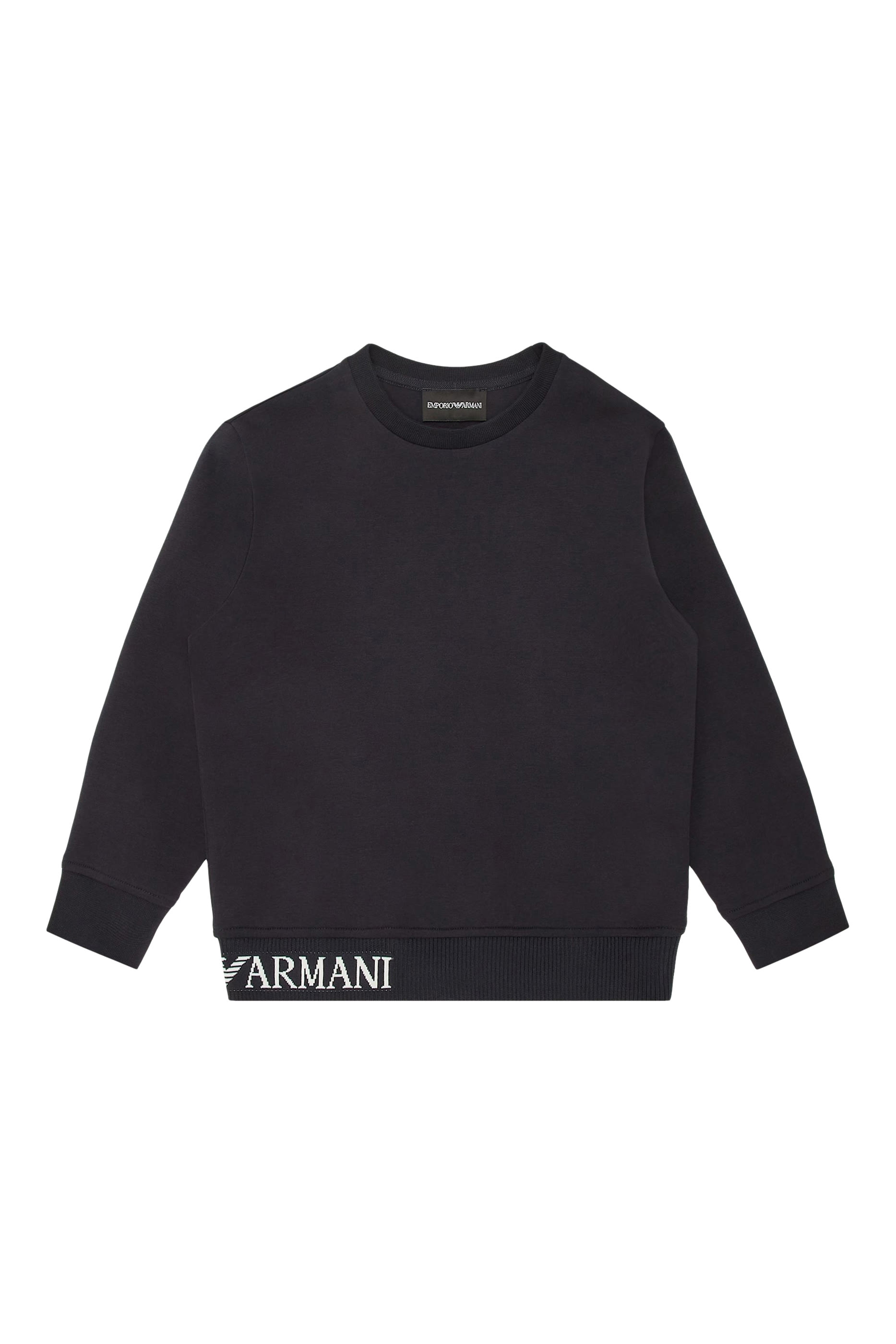 Kids EA Logo Text Sweatshirt