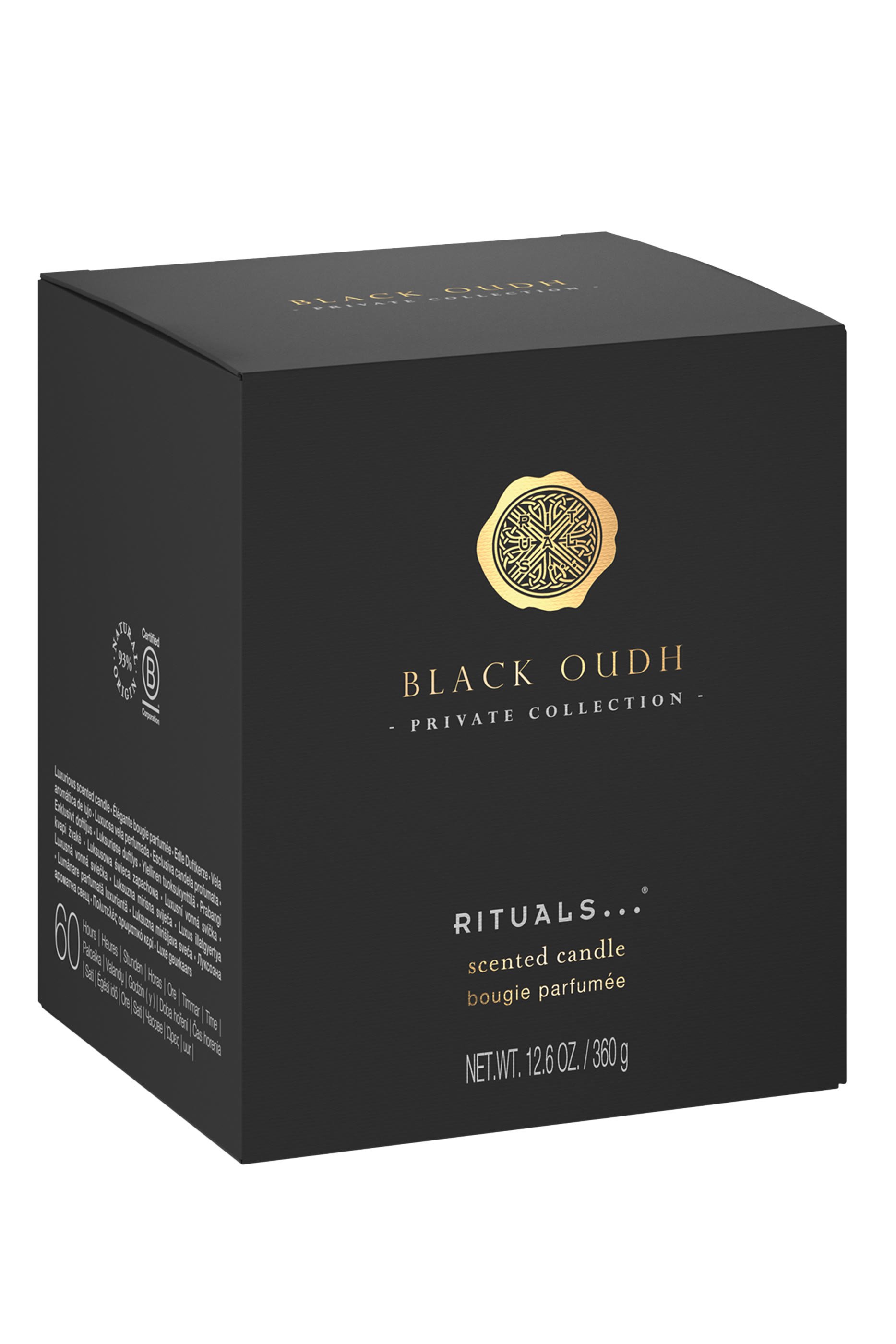 Black Oudh Scented Candle