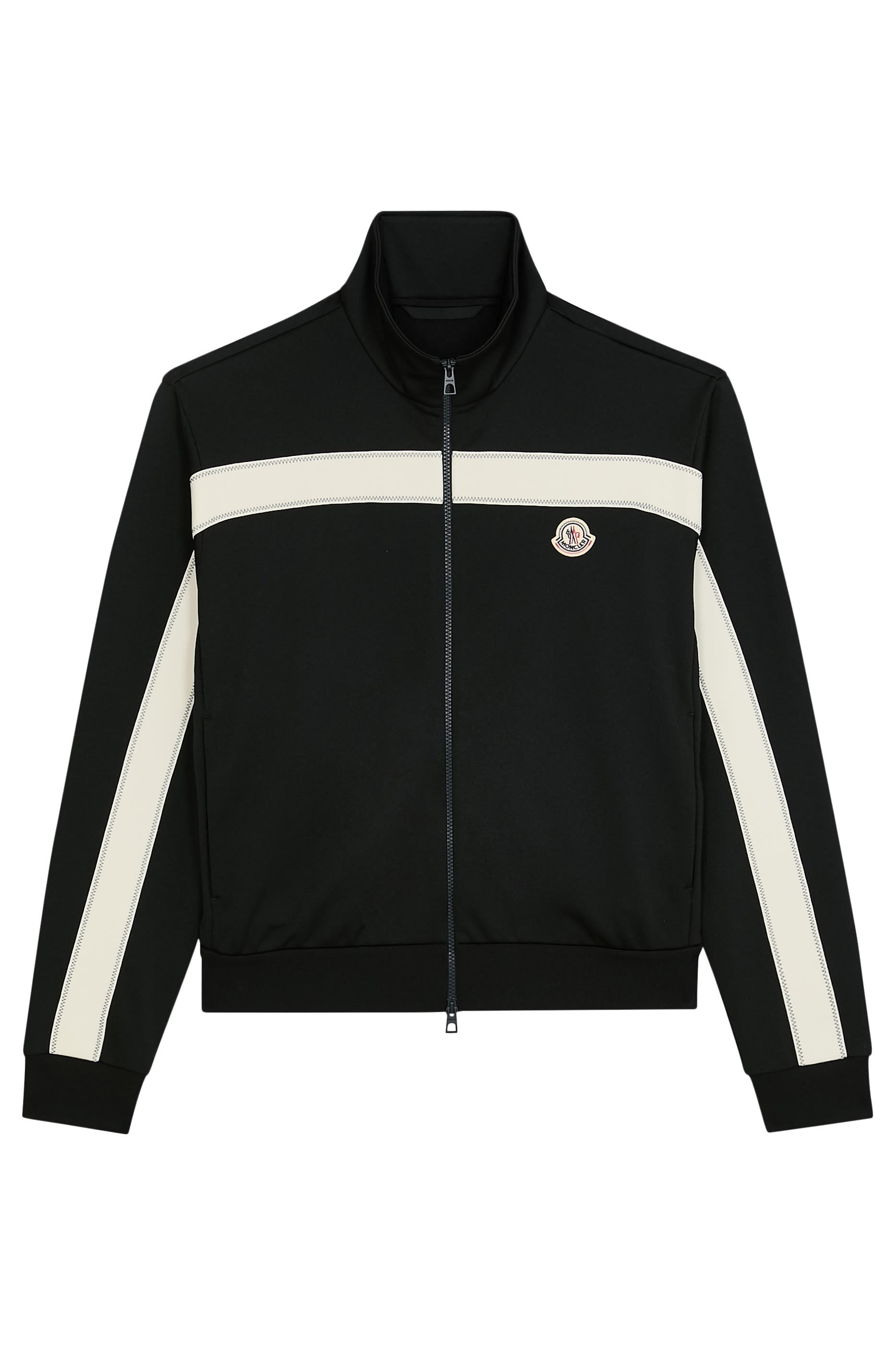 Track Jacket with Contrasting Panels 