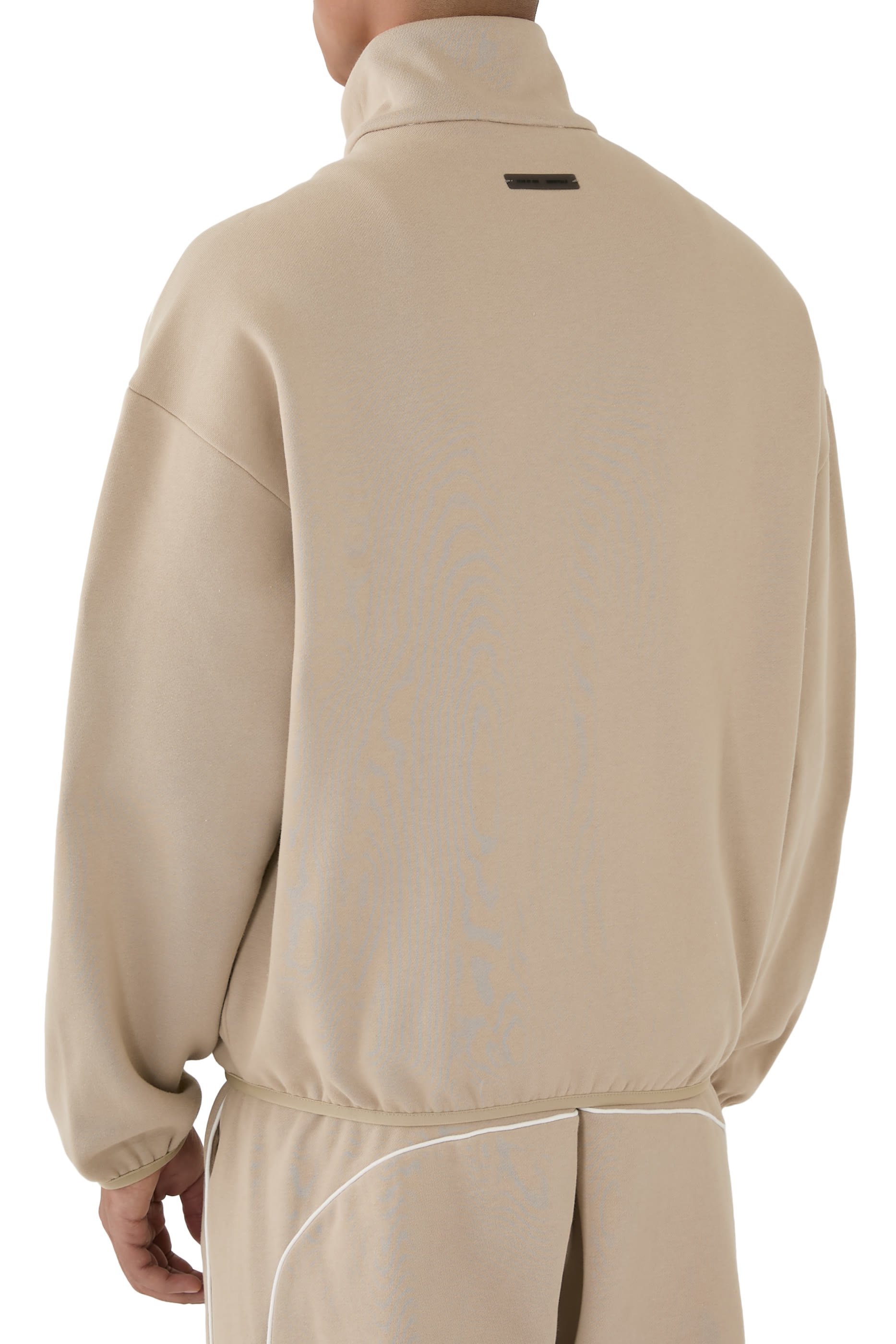  Modern Fleece Track Jacket With Piping